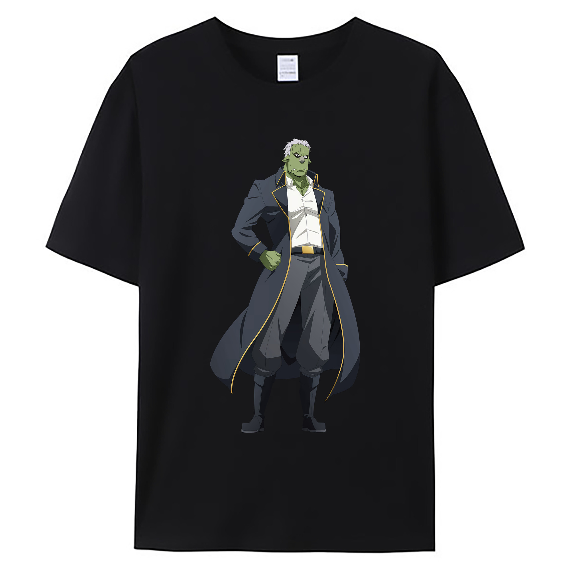 （画像用） 転スラ Regarding Reincarnated to Slime 綿100％ メンズ半袖Tシャツ｜肌触りやわらか＆通気性