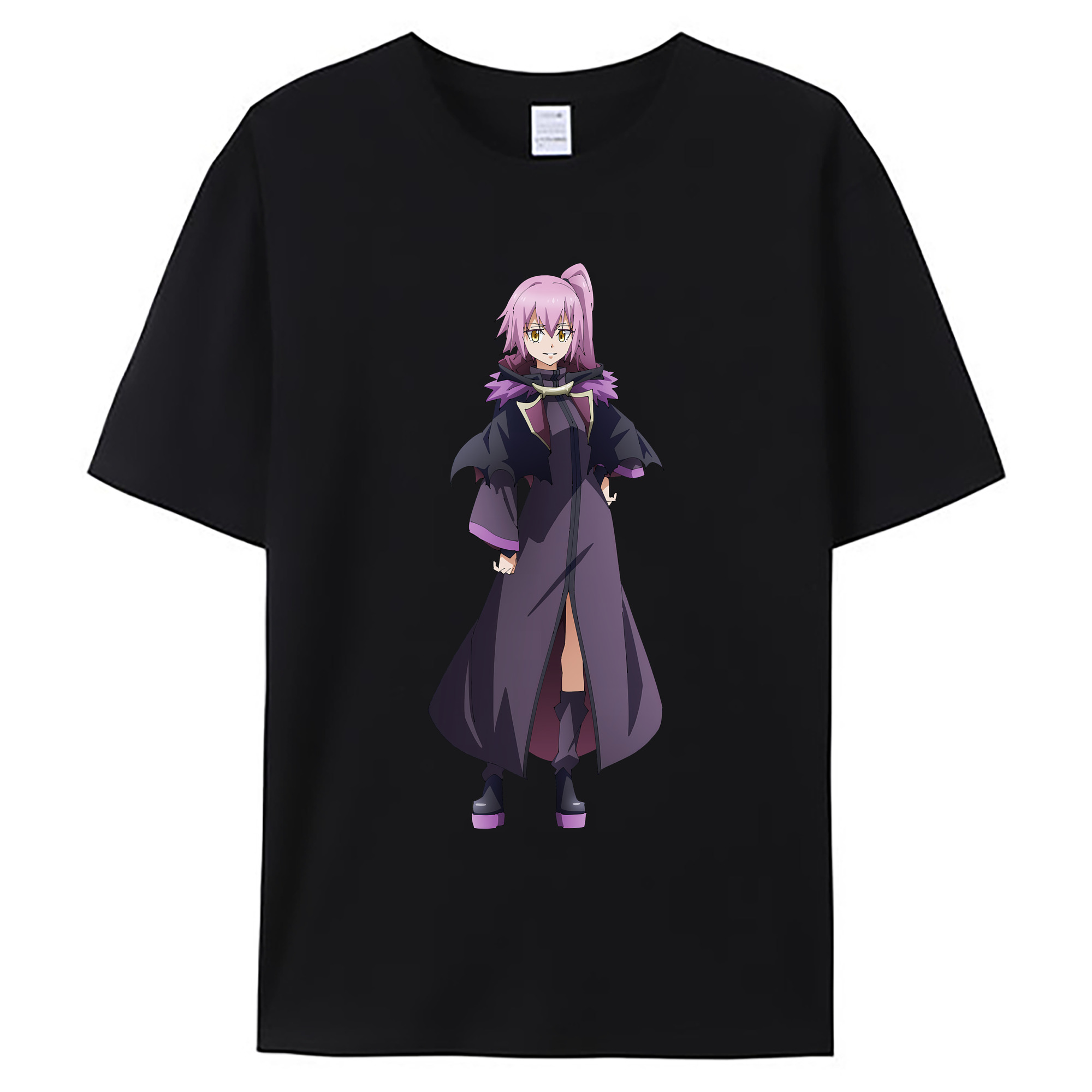（画像用） 転スラ Regarding Reincarnated to Slime 綿100％ メンズ半袖Tシャツ｜肌触りやわらか＆通気性
