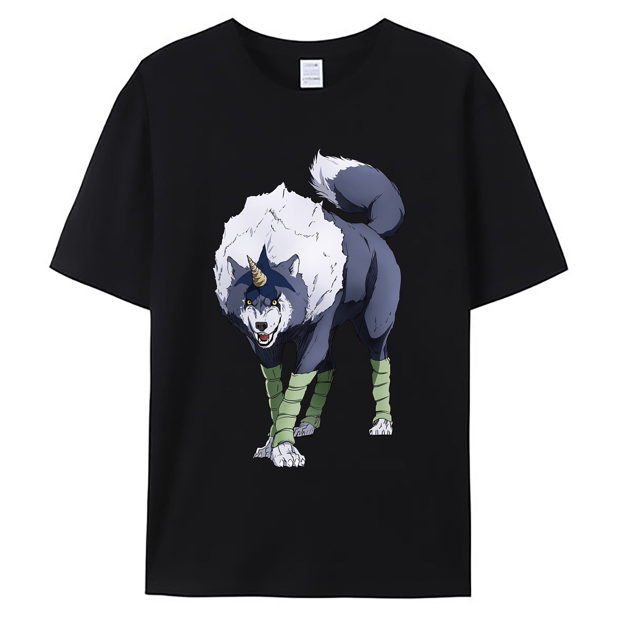 （画像用） 転スラ Regarding Reincarnated to Slime 綿100％ メンズ半袖Tシャツ｜肌触りやわらか＆通気性