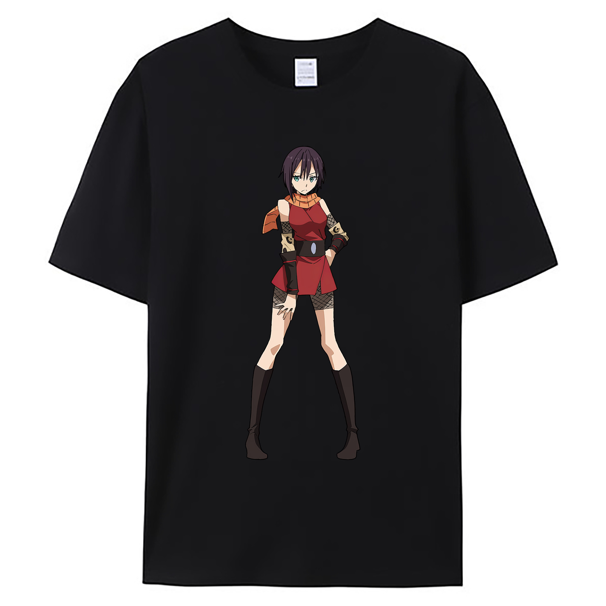 （画像用） 転スラ Regarding Reincarnated to Slime 綿100％ メンズ半袖Tシャツ｜肌触りやわらか＆通気性