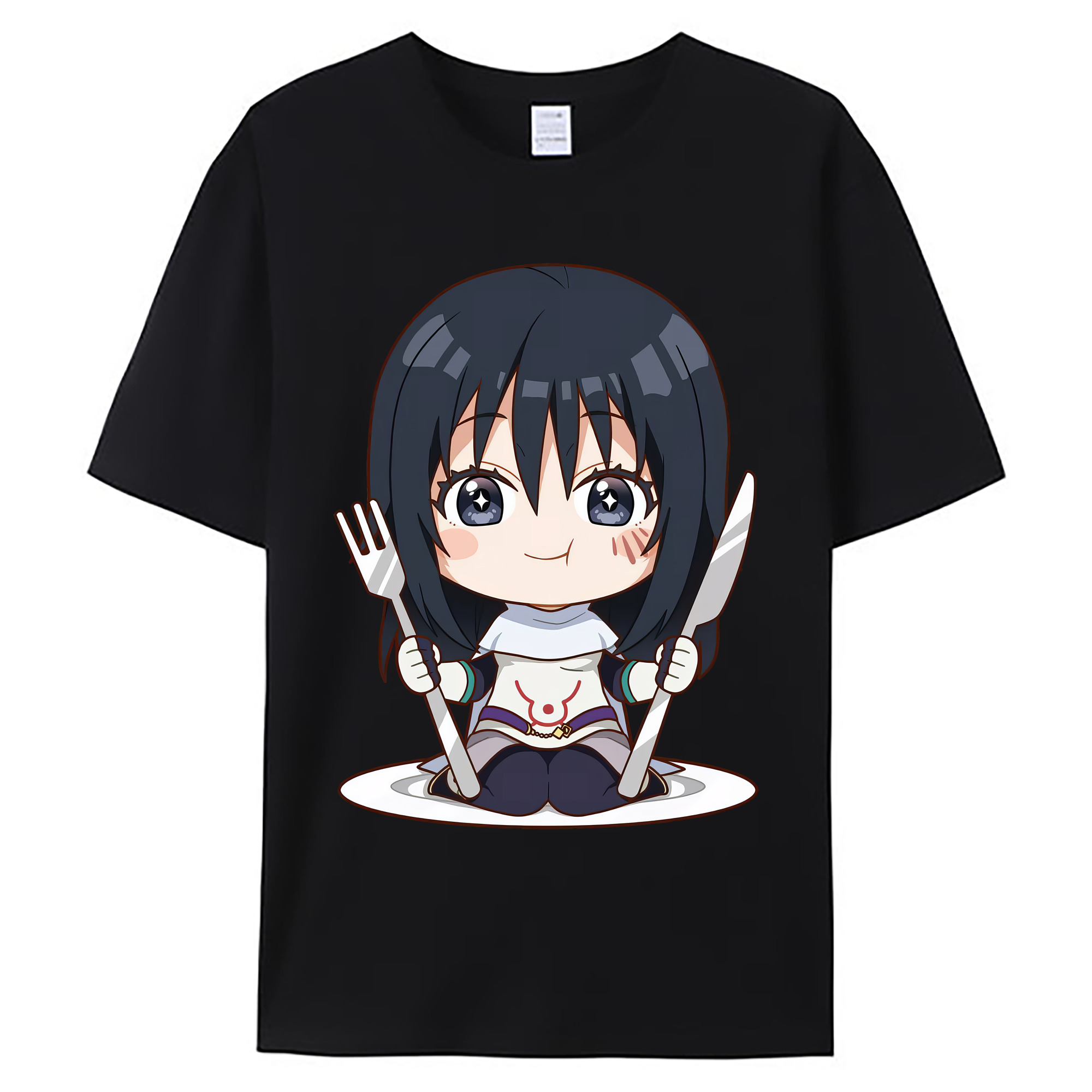 （画像用） 転スラ Regarding Reincarnated to Slime 綿100％ メンズ半袖Tシャツ｜肌触りやわらか＆通気性