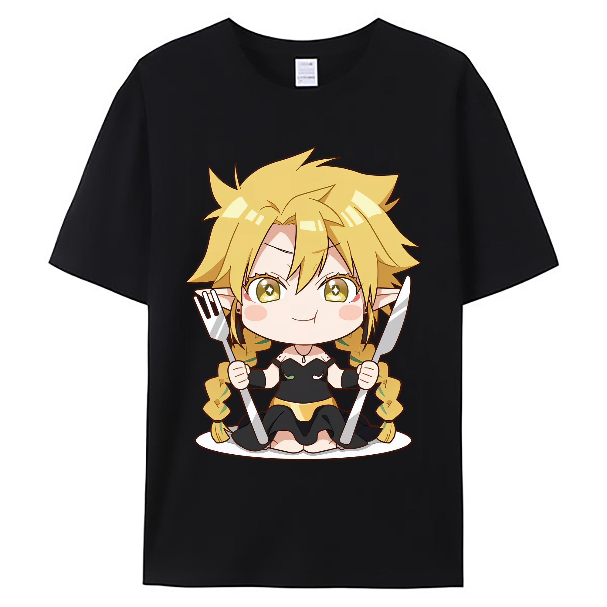 （画像用） 転スラ Regarding Reincarnated to Slime 綿100％ メンズ半袖Tシャツ｜肌触りやわらか＆通気性