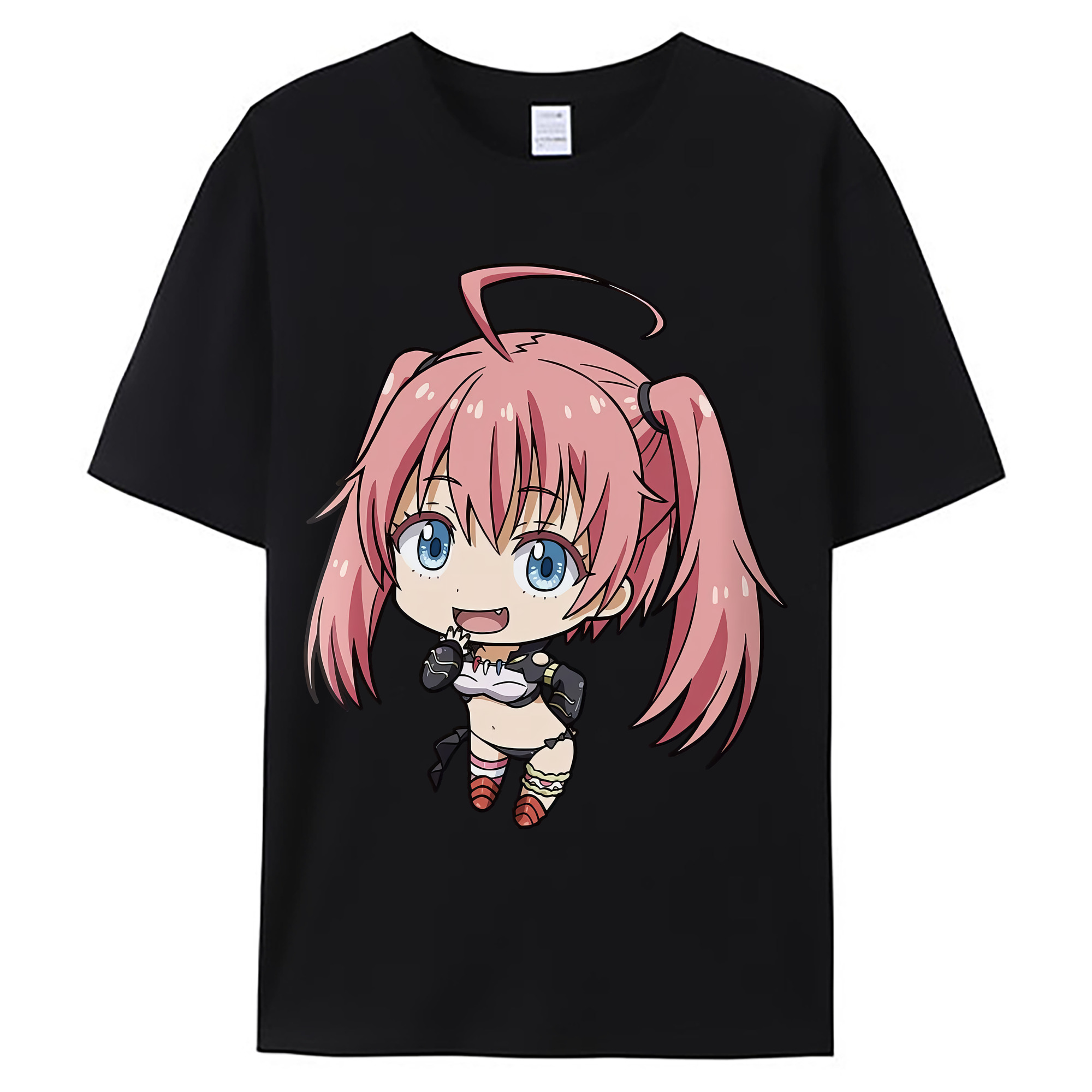 （画像用） 転スラ Regarding Reincarnated to Slime 綿100％ メンズ半袖Tシャツ｜肌触りやわらか＆通気性