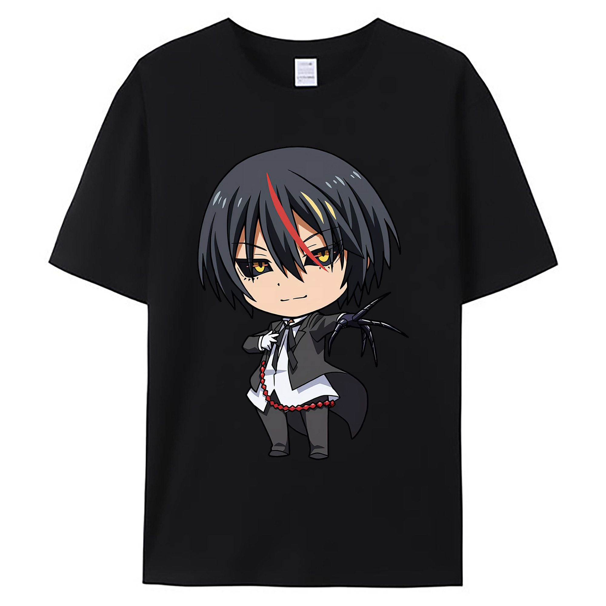 （画像用） 転スラ Regarding Reincarnated to Slime 綿100％ メンズ半袖Tシャツ｜肌触りやわらか＆通気性