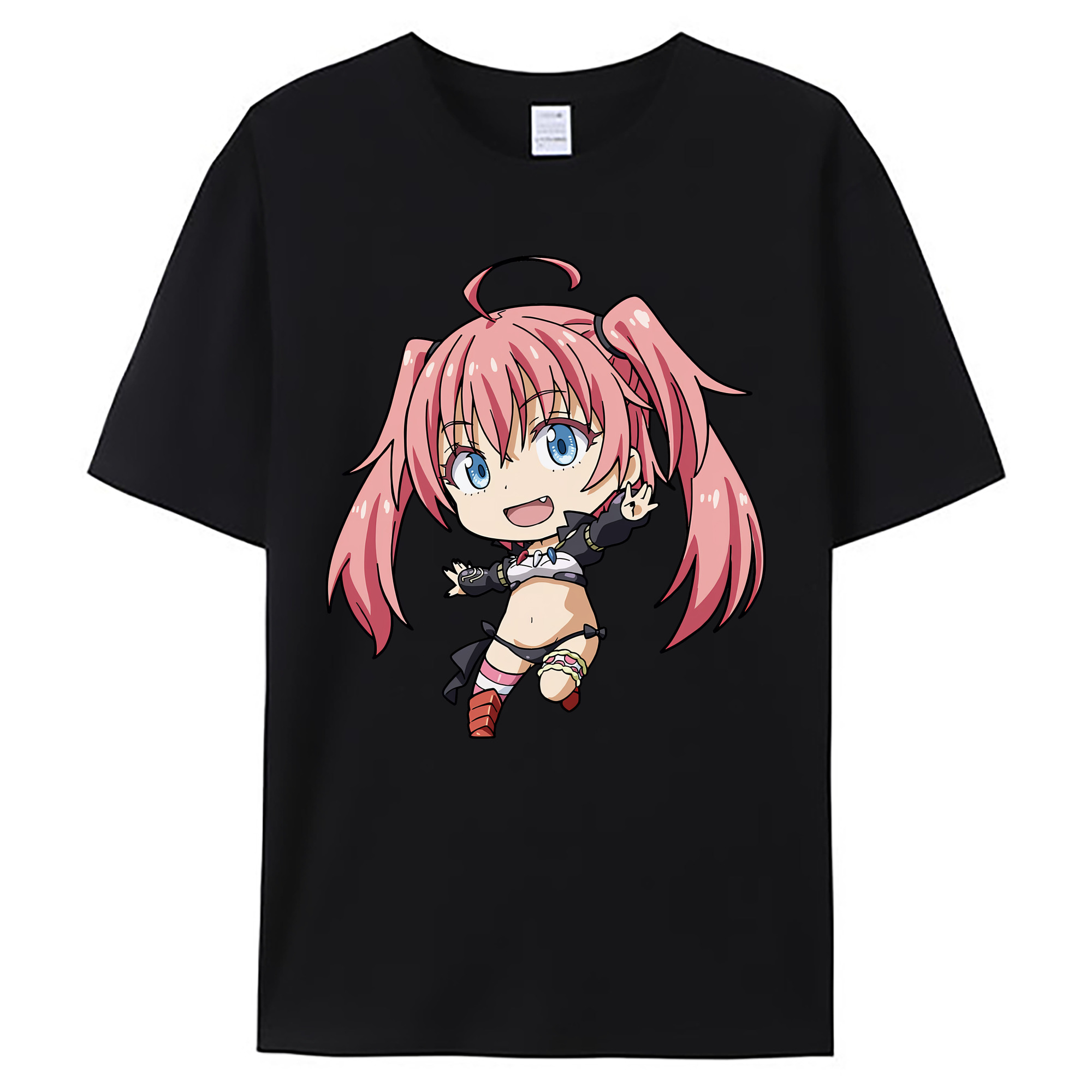 （画像用） 転スラ Regarding Reincarnated to Slime 綿100％ メンズ半袖Tシャツ｜肌触りやわらか＆通気性