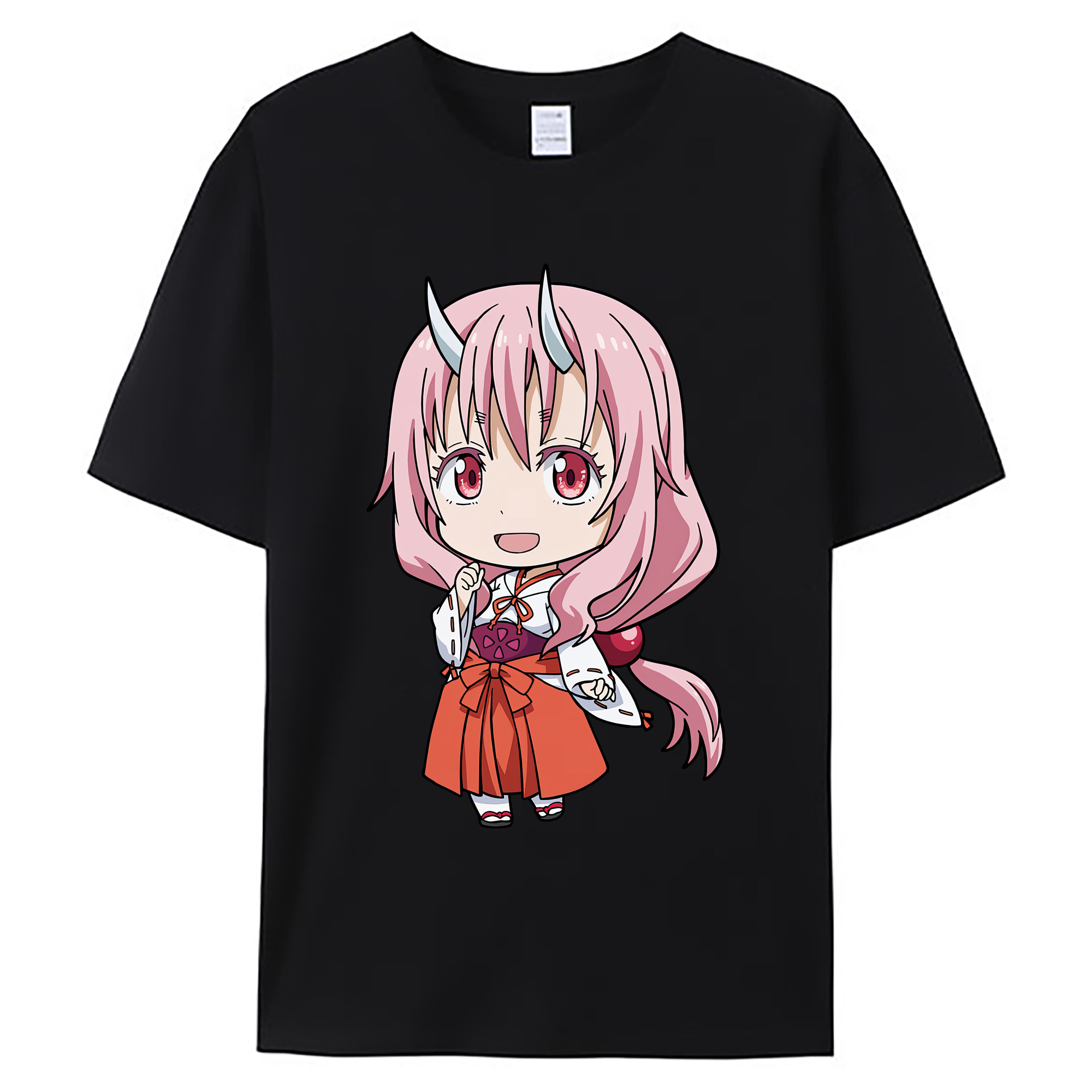 （画像用） 転スラ Regarding Reincarnated to Slime 綿100％ メンズ半袖Tシャツ｜肌触りやわらか＆通気性