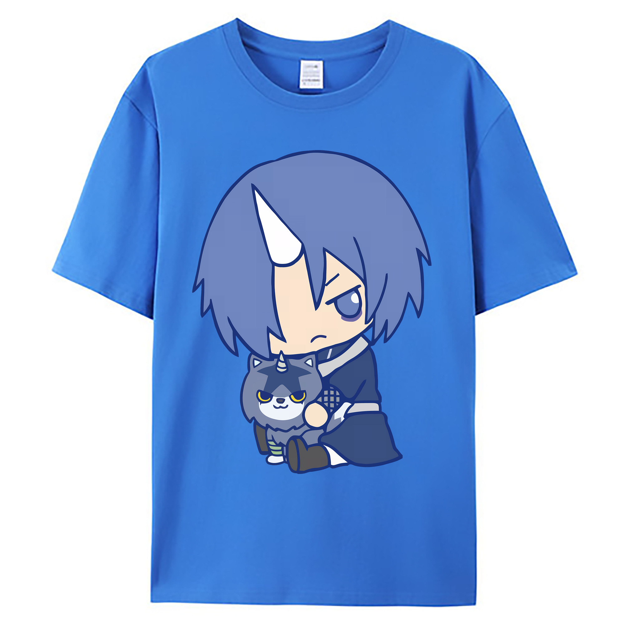 （画像用） 転スラ Regarding Reincarnated to Slime 綿100％ メンズ半袖Tシャツ｜肌触りやわらか＆通気性