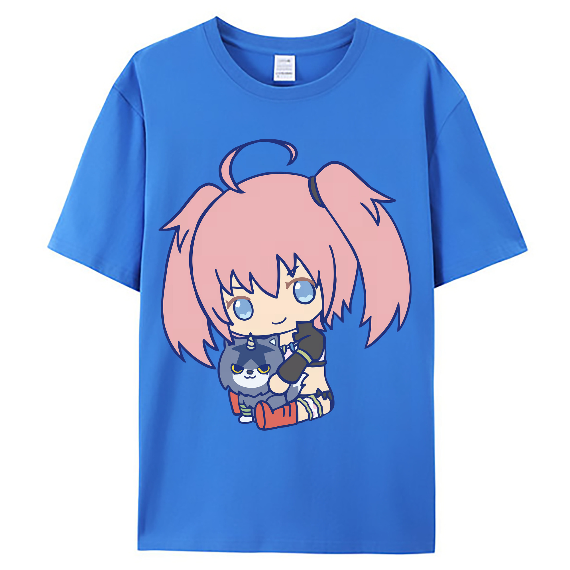 （画像用） 転スラ Regarding Reincarnated to Slime 綿100％ メンズ半袖Tシャツ｜肌触りやわらか＆通気性