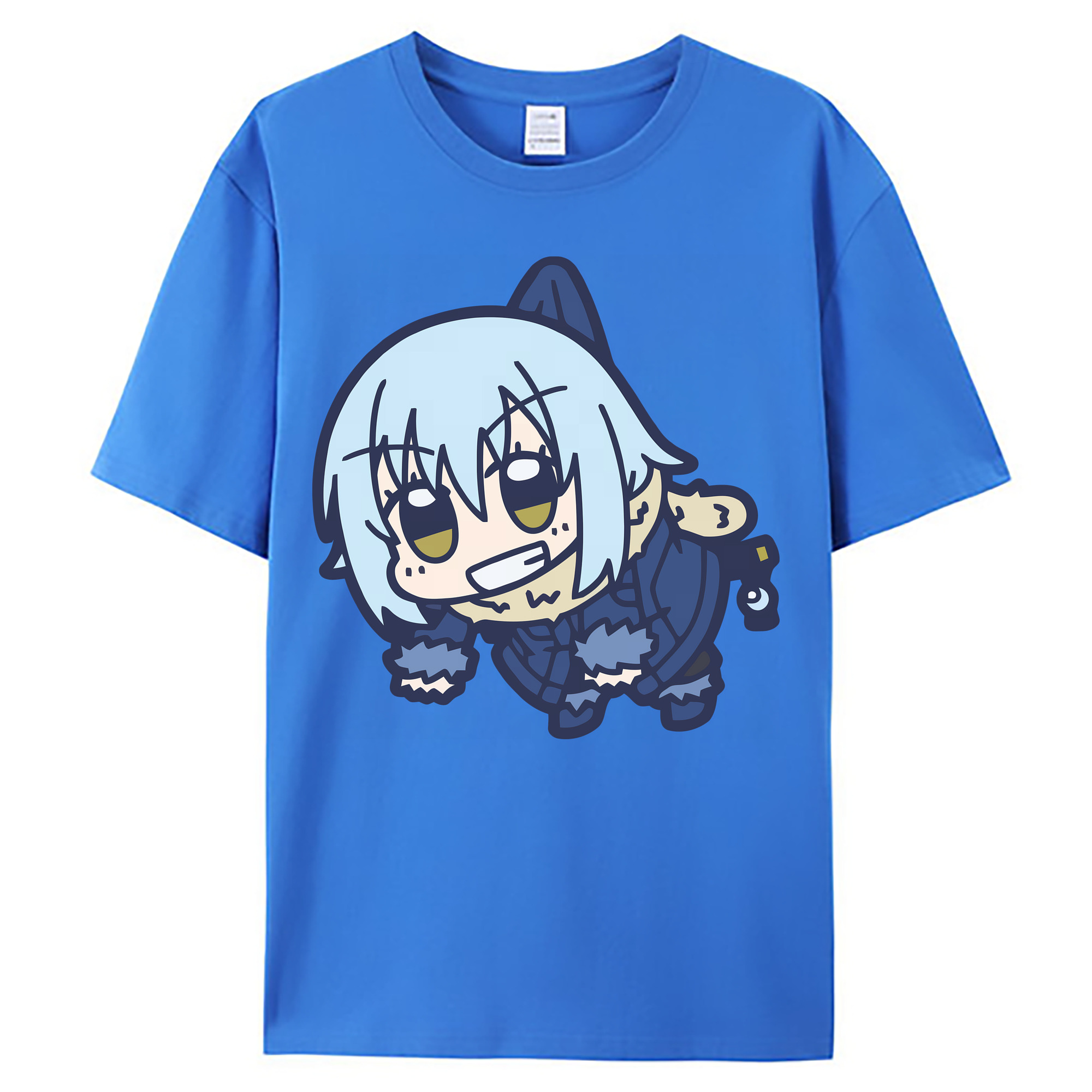 （画像用） 転スラ Regarding Reincarnated to Slime 綿100％ メンズ半袖Tシャツ｜肌触りやわらか＆通気性
