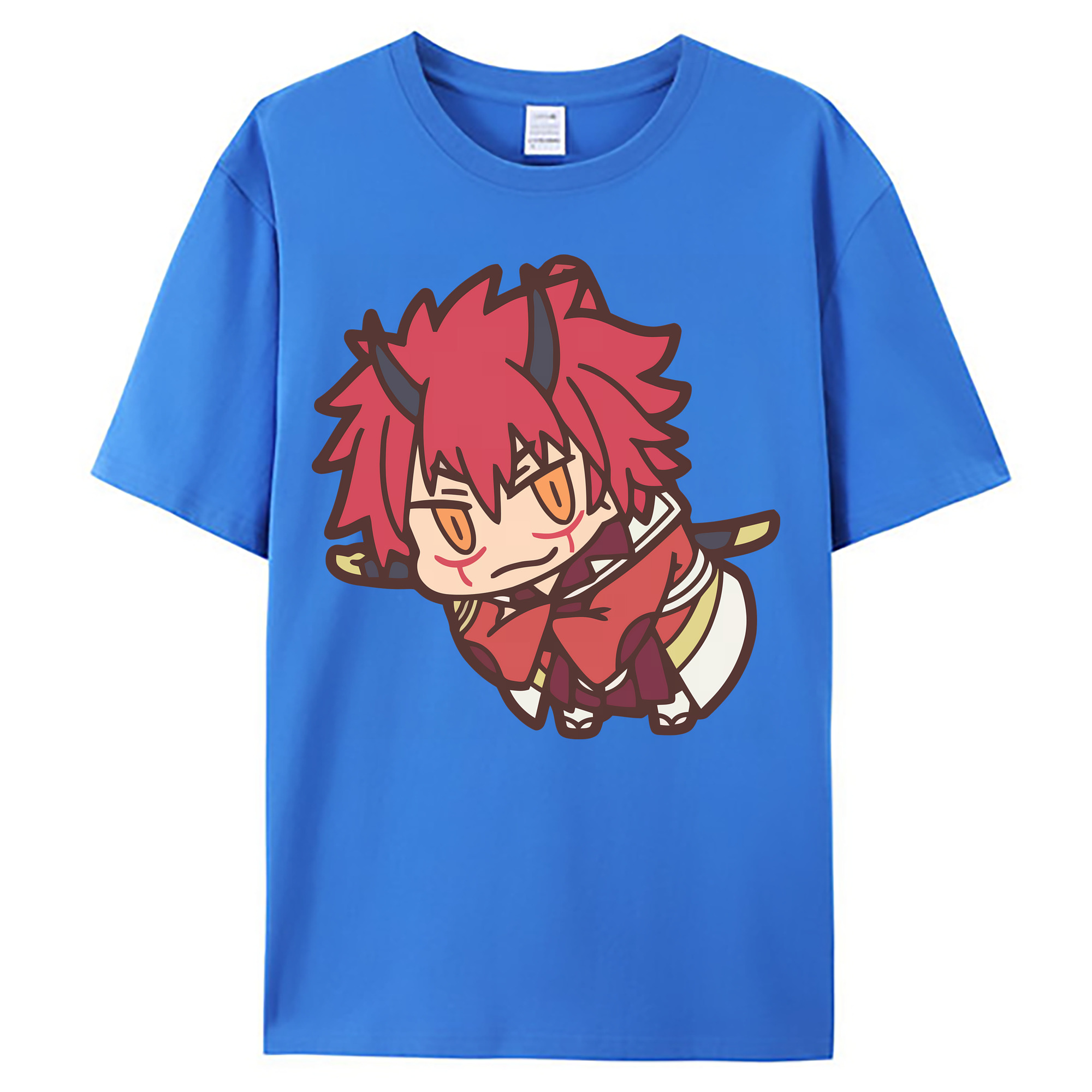 （画像用） 転スラ Regarding Reincarnated to Slime 綿100％ メンズ半袖Tシャツ｜肌触りやわらか＆通気性
