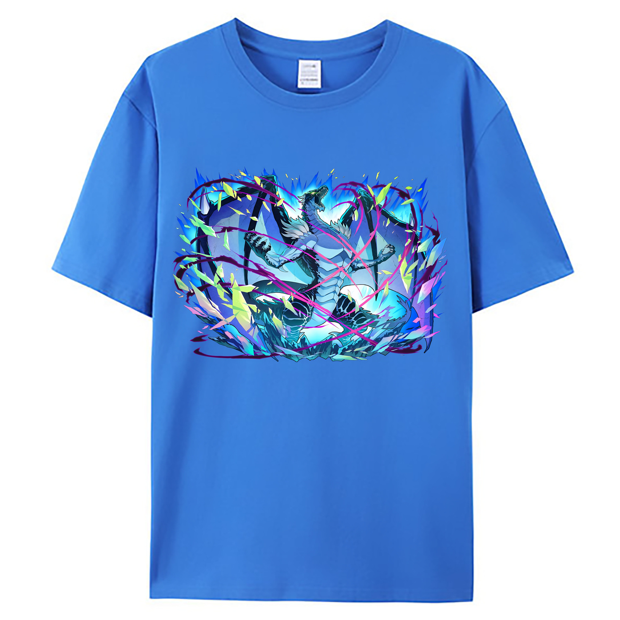（画像用） 転スラ Regarding Reincarnated to Slime 綿100％ メンズ半袖Tシャツ｜肌触りやわらか＆通気性