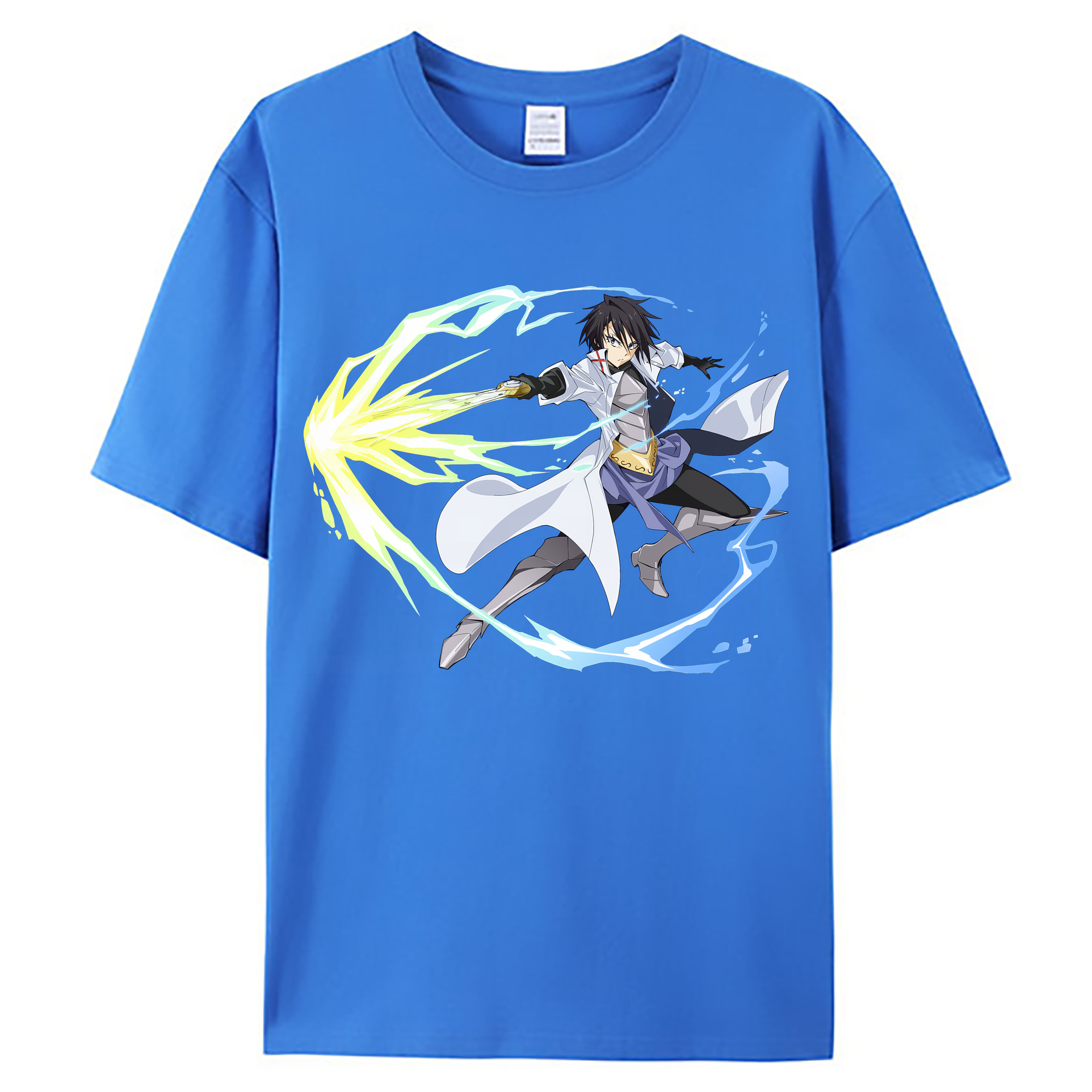（画像用） 転スラ Regarding Reincarnated to Slime 綿100％ メンズ半袖Tシャツ｜肌触りやわらか＆通気性