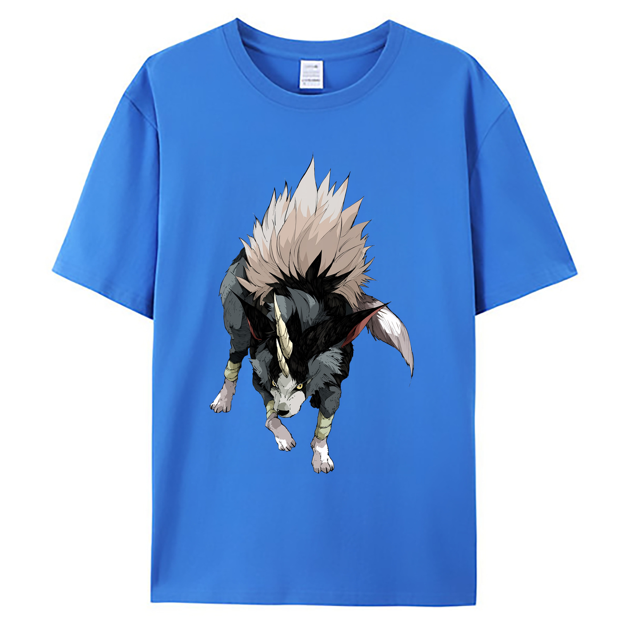 （画像用） 転スラ Regarding Reincarnated to Slime 綿100％ メンズ半袖Tシャツ｜肌触りやわらか＆通気性