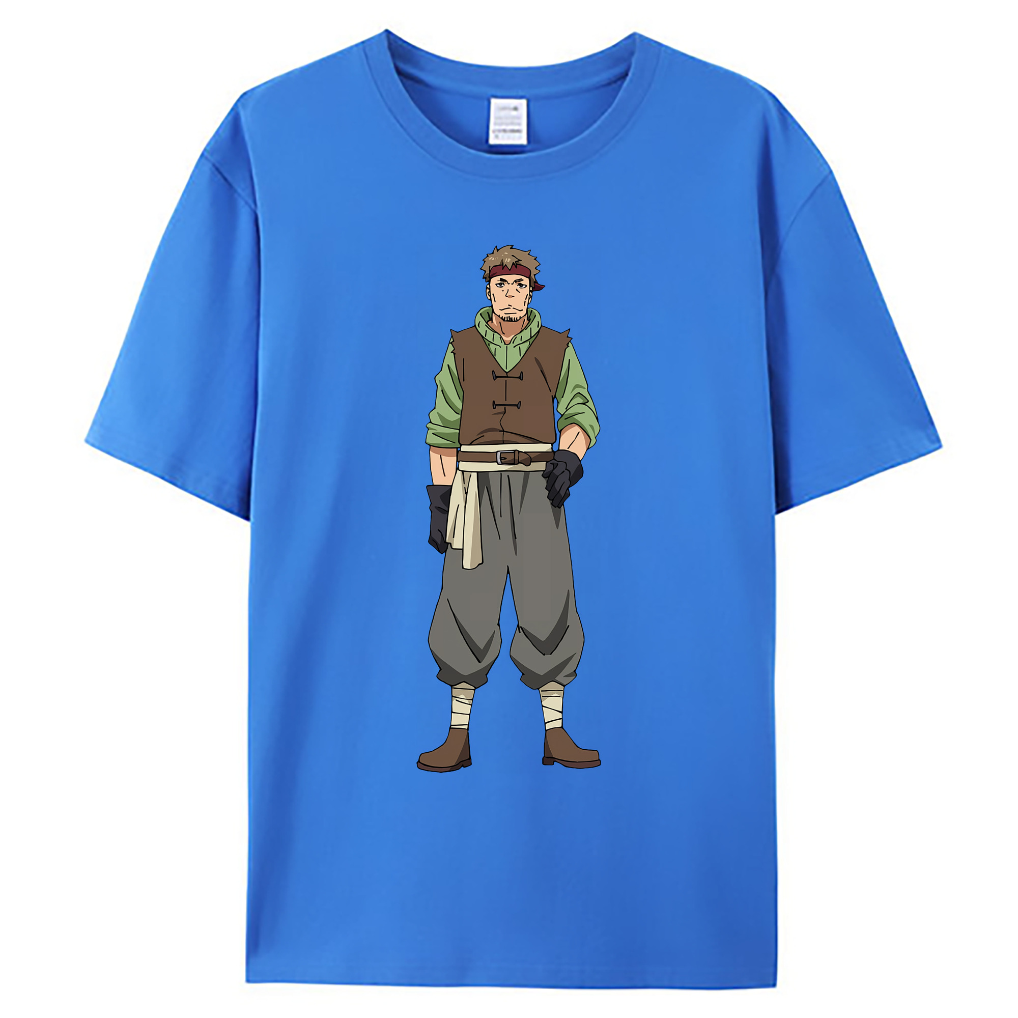 （画像用） 転スラ Regarding Reincarnated to Slime 綿100％ メンズ半袖Tシャツ｜肌触りやわらか＆通気性