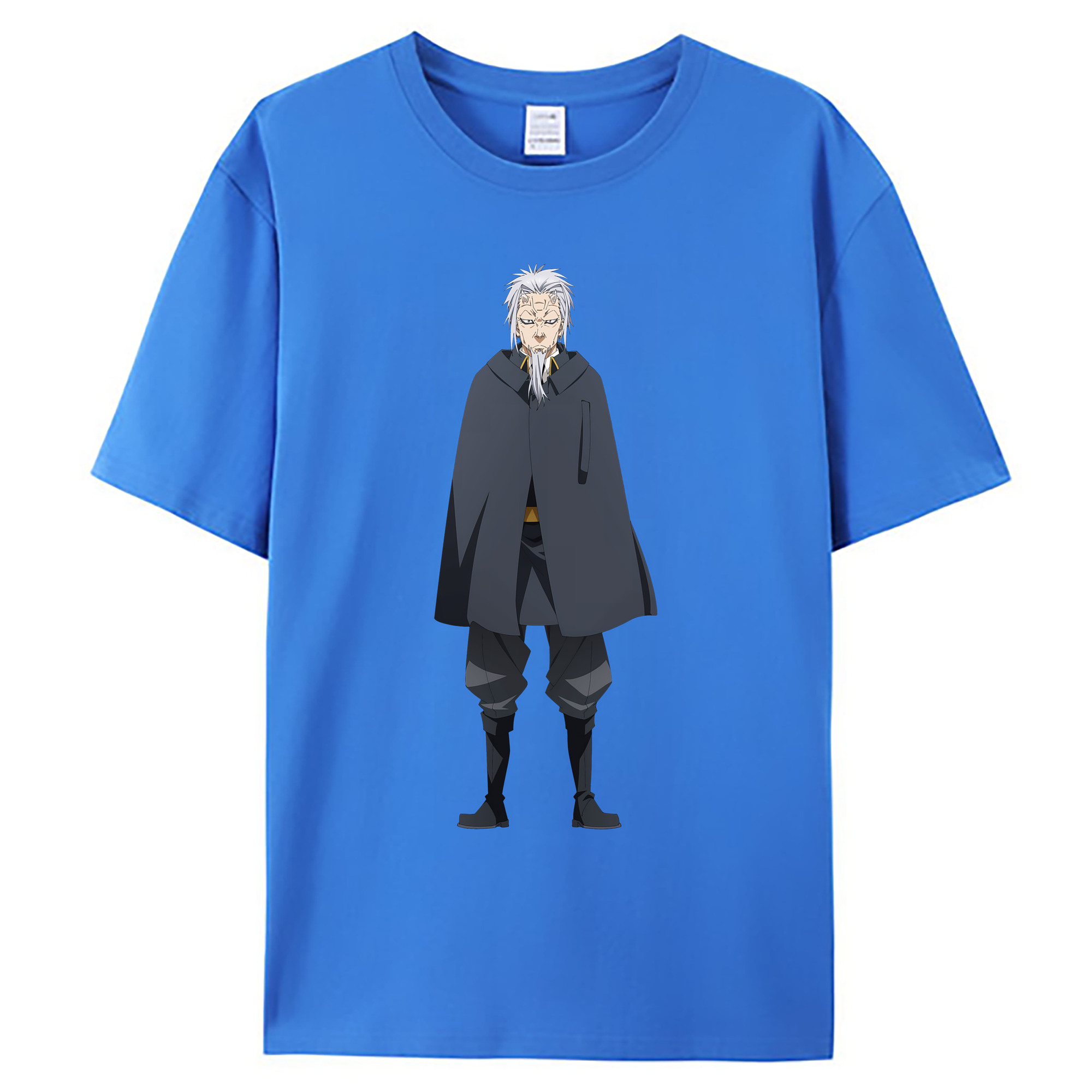 （画像用） 転スラ Regarding Reincarnated to Slime 綿100％ メンズ半袖Tシャツ｜肌触りやわらか＆通気性