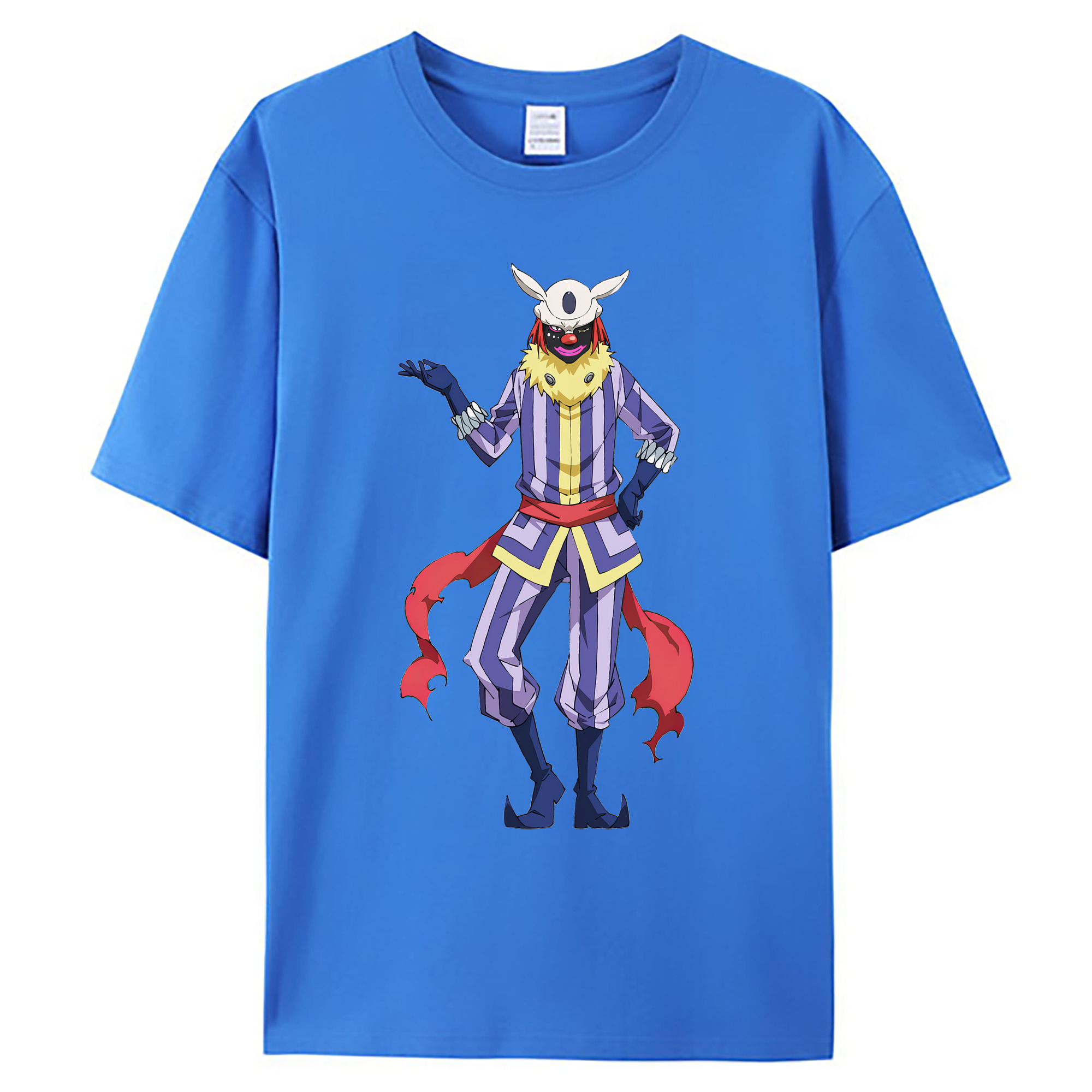 （画像用） 転スラ Regarding Reincarnated to Slime 綿100％ メンズ半袖Tシャツ｜肌触りやわらか＆通気性
