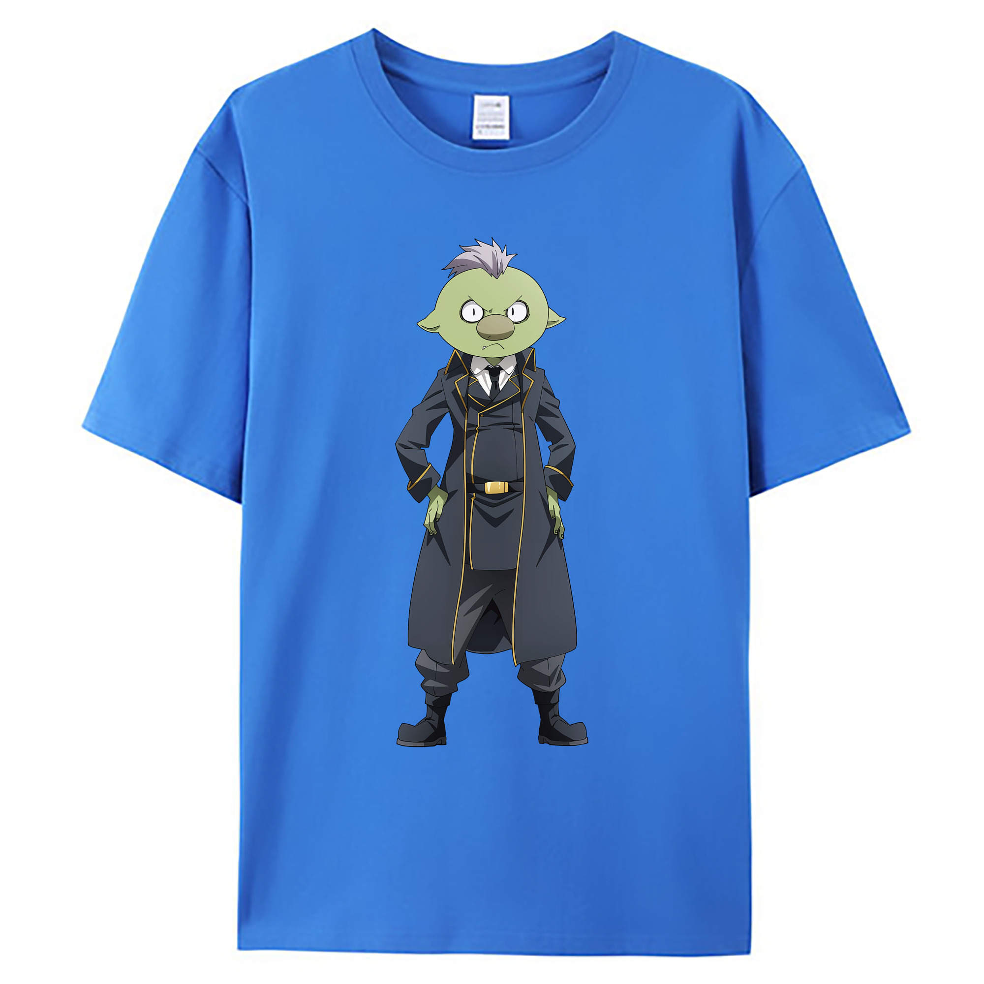 （画像用） 転スラ Regarding Reincarnated to Slime 綿100％ メンズ半袖Tシャツ｜肌触りやわらか＆通気性