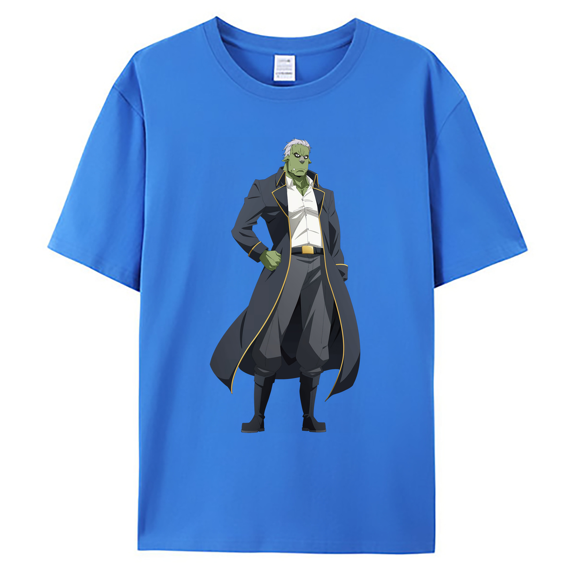 （画像用） 転スラ Regarding Reincarnated to Slime 綿100％ メンズ半袖Tシャツ｜肌触りやわらか＆通気性