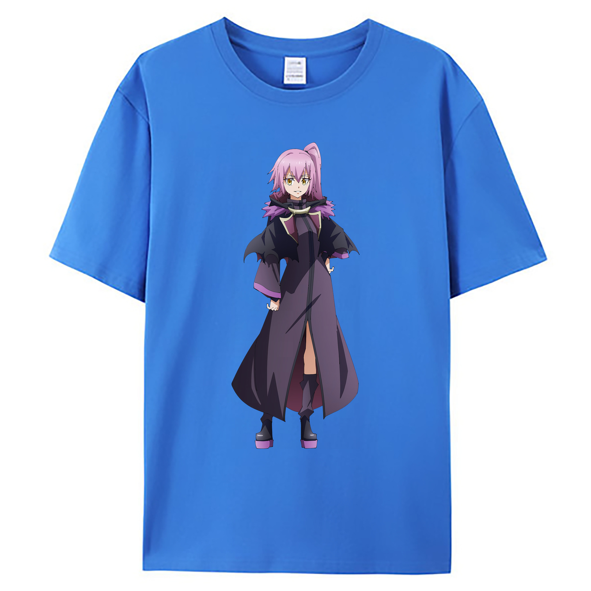 （画像用） 転スラ Regarding Reincarnated to Slime 綿100％ メンズ半袖Tシャツ｜肌触りやわらか＆通気性