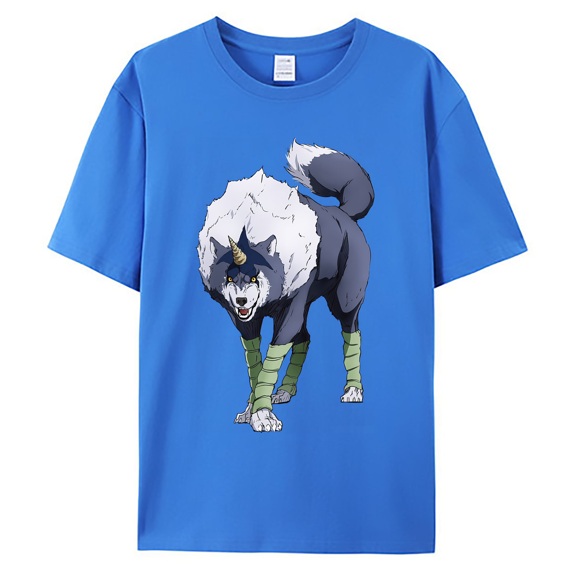 （画像用） 転スラ Regarding Reincarnated to Slime 綿100％ メンズ半袖Tシャツ｜肌触りやわらか＆通気性