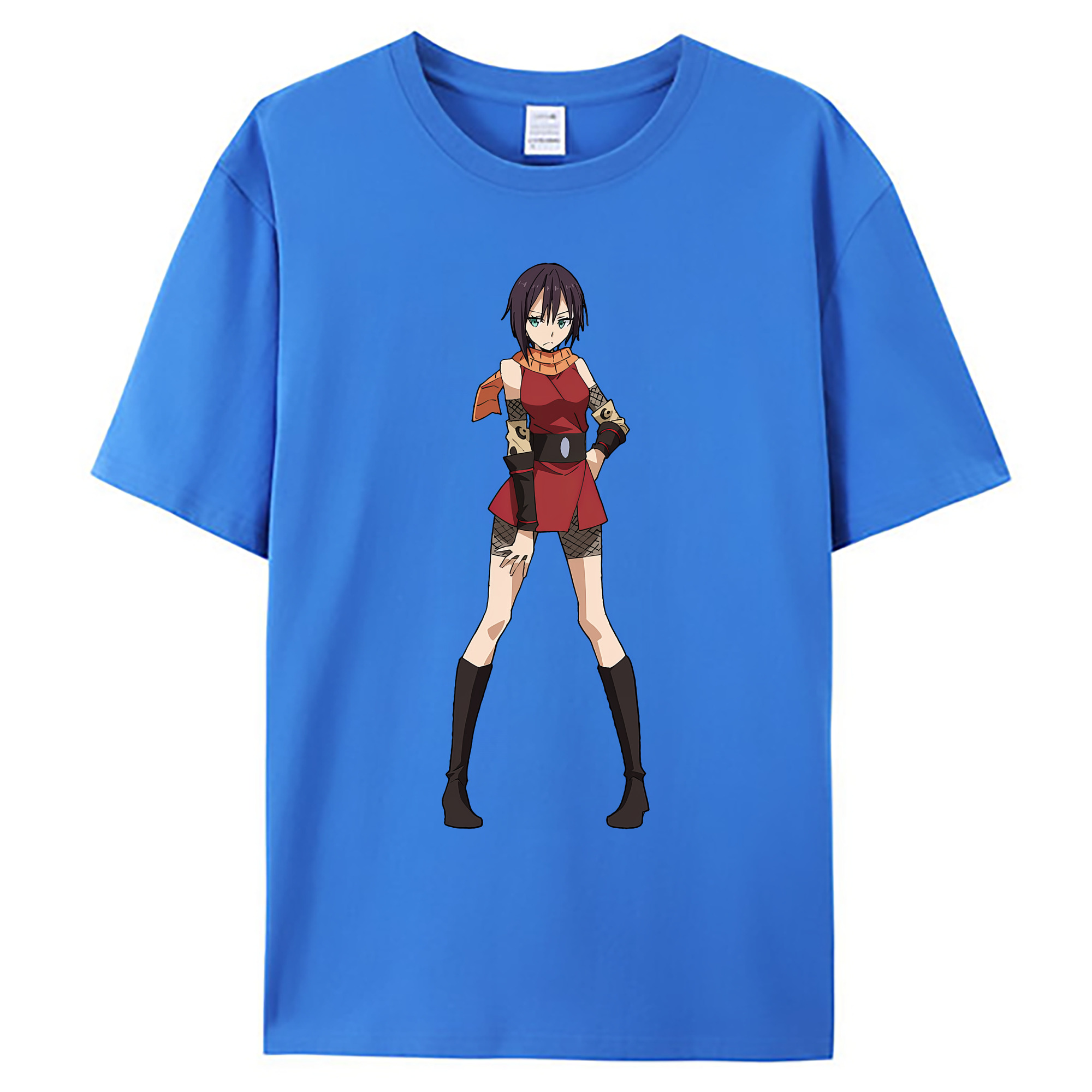 （画像用） 転スラ Regarding Reincarnated to Slime 綿100％ メンズ半袖Tシャツ｜肌触りやわらか＆通気性