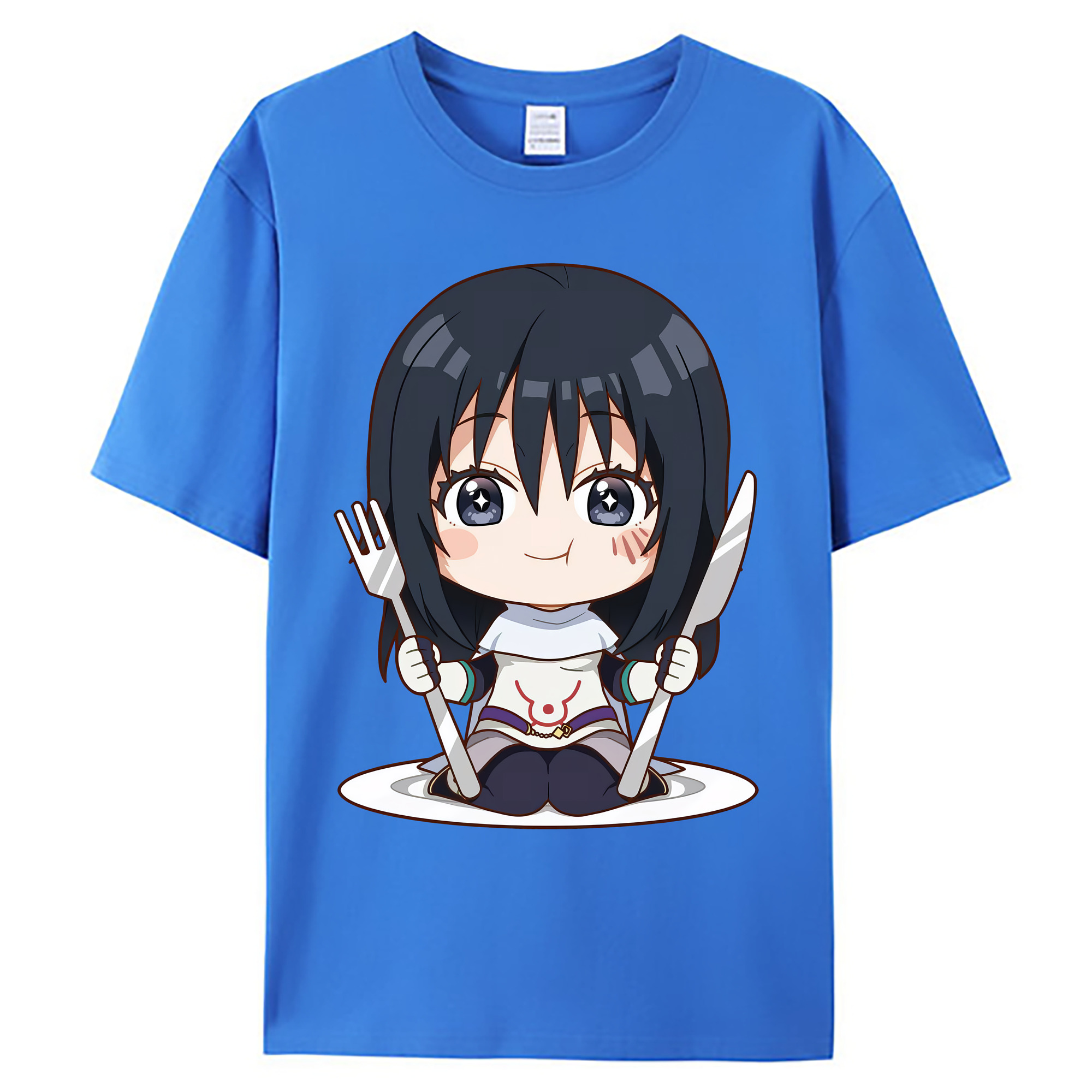 （画像用） 転スラ Regarding Reincarnated to Slime 綿100％ メンズ半袖Tシャツ｜肌触りやわらか＆通気性