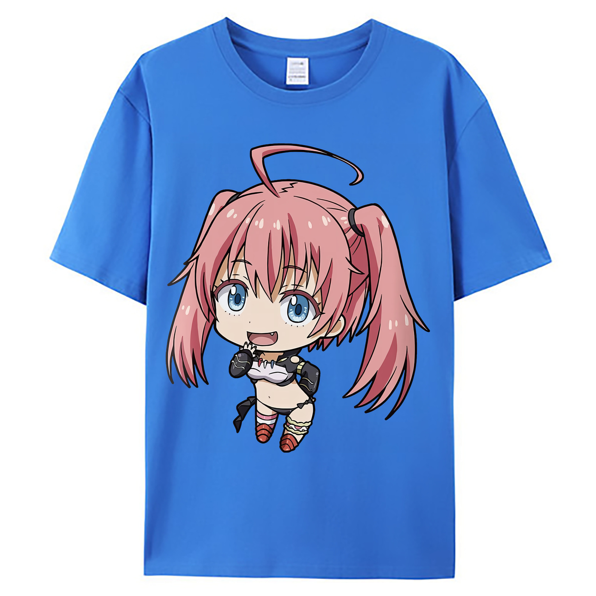 （画像用） 転スラ Regarding Reincarnated to Slime 綿100％ メンズ半袖Tシャツ｜肌触りやわらか＆通気性