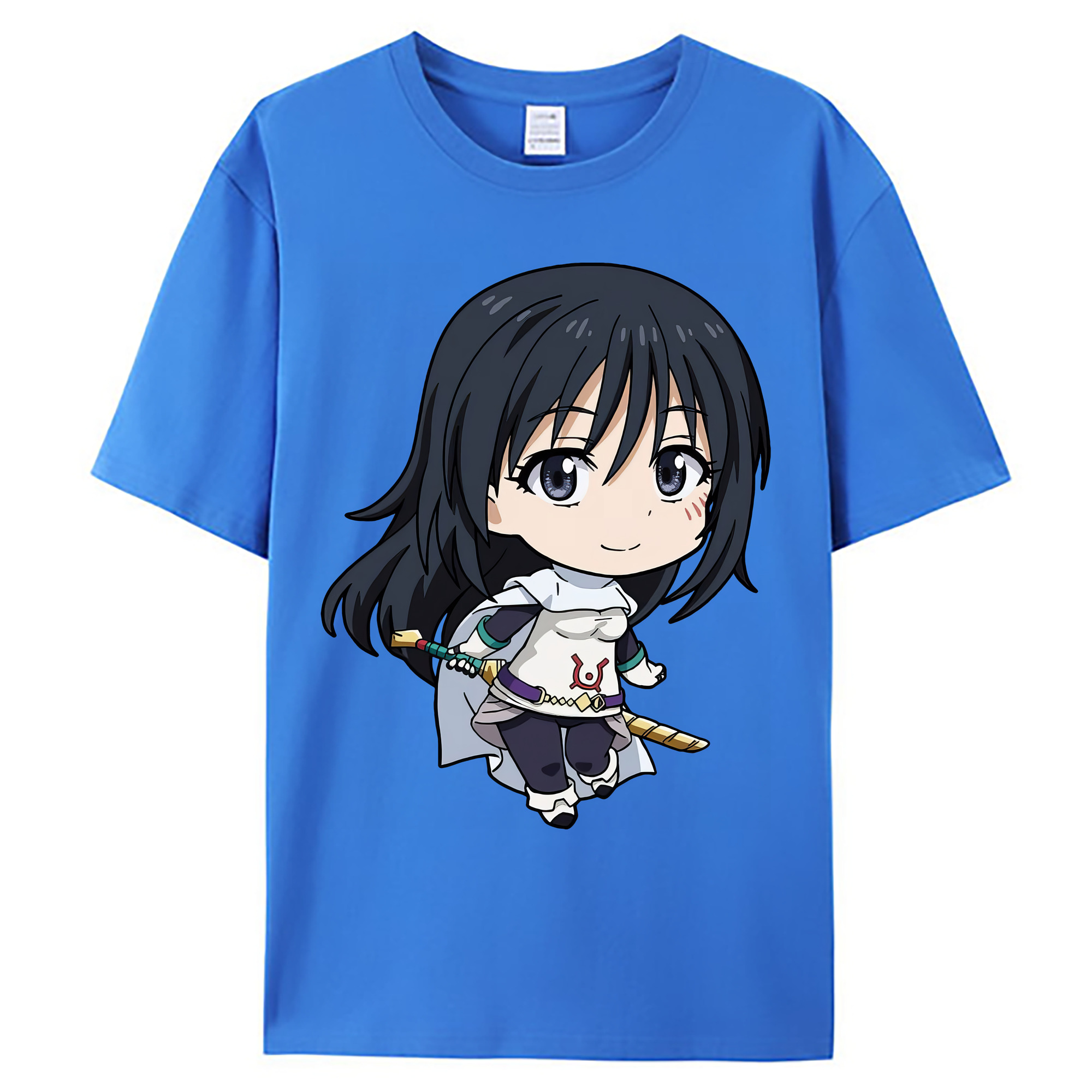 （画像用） 転スラ Regarding Reincarnated to Slime 綿100％ メンズ半袖Tシャツ｜肌触りやわらか＆通気性
