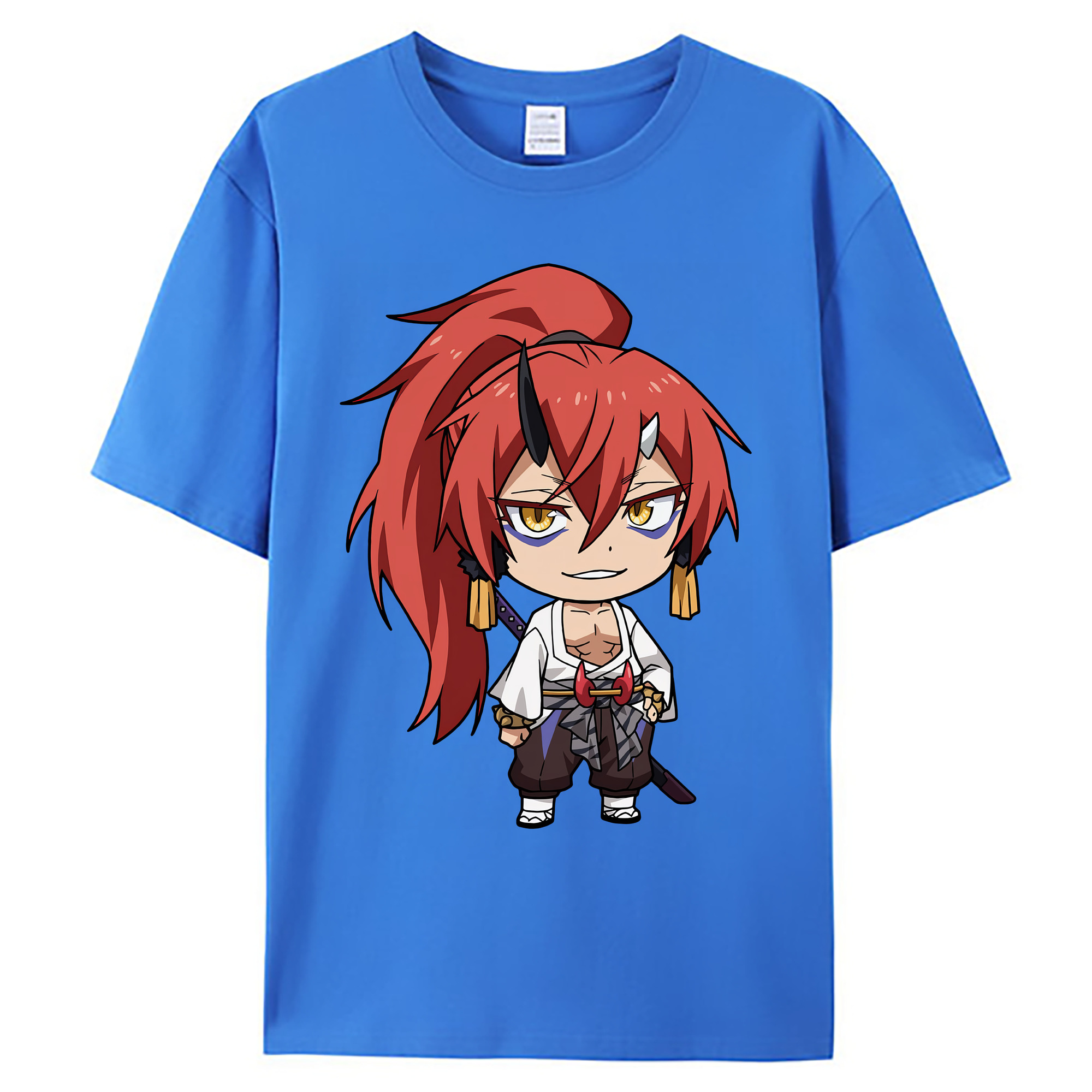 （画像用） 転スラ Regarding Reincarnated to Slime 綿100％ メンズ半袖Tシャツ｜肌触りやわらか＆通気性