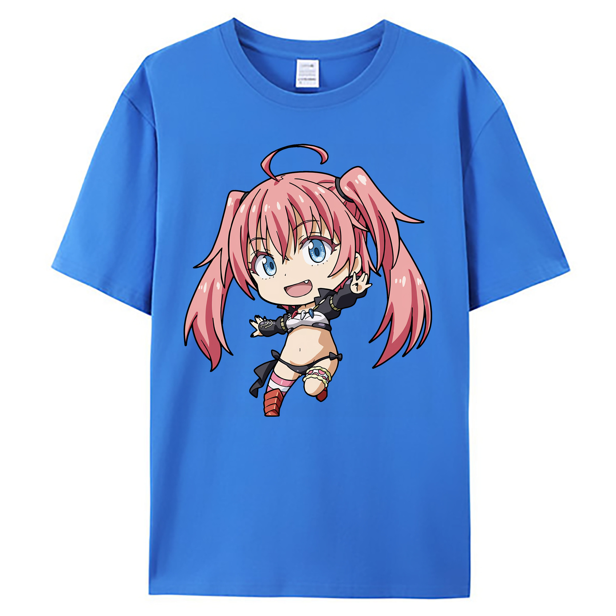 （画像用） 転スラ Regarding Reincarnated to Slime 綿100％ メンズ半袖Tシャツ｜肌触りやわらか＆通気性