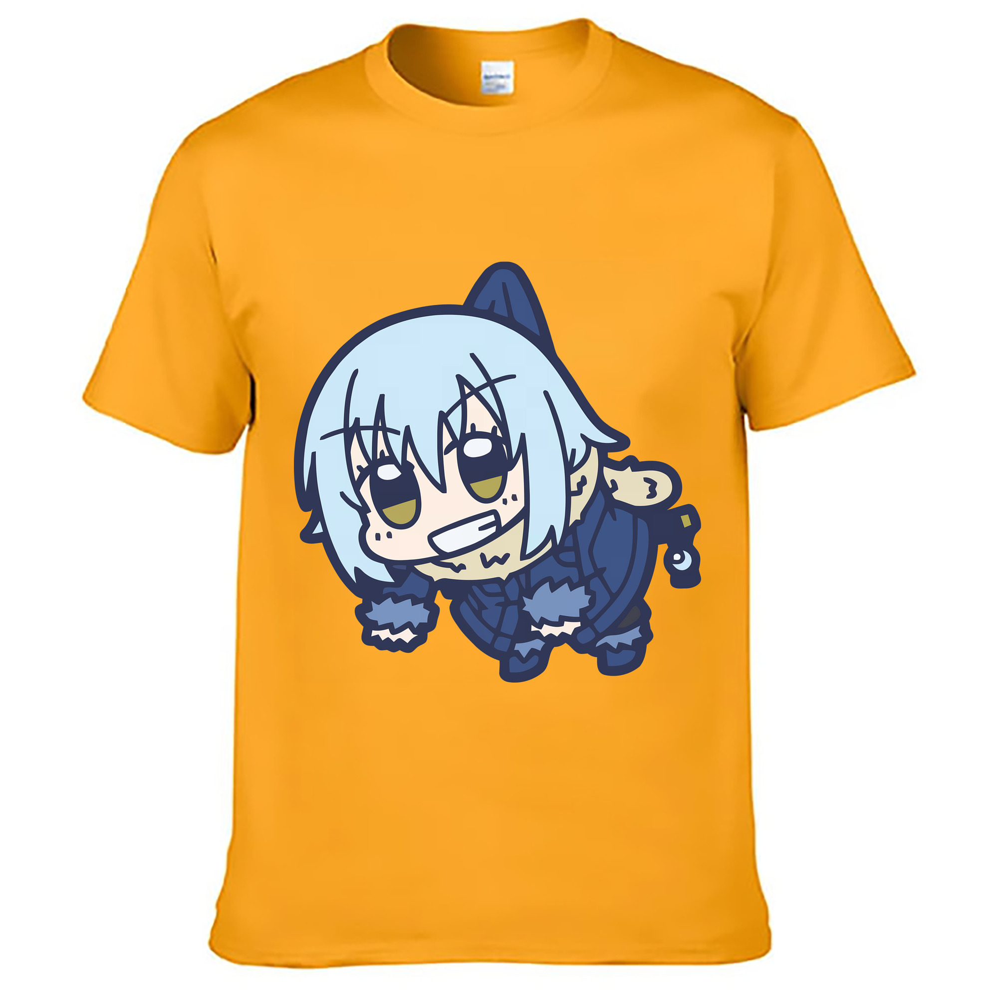 （画像用） 転スラ Regarding Reincarnated to Slime 綿100％ メンズ半袖Tシャツ｜肌触りやわらか＆通気性