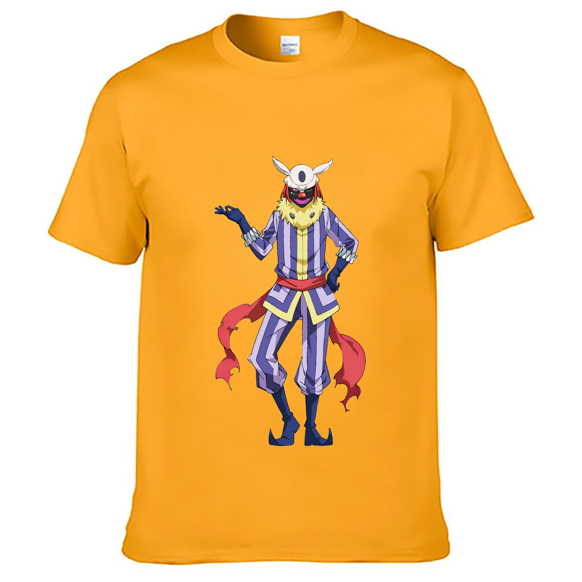 （画像用） 転スラ Regarding Reincarnated to Slime 綿100％ メンズ半袖Tシャツ｜肌触りやわらか＆通気性