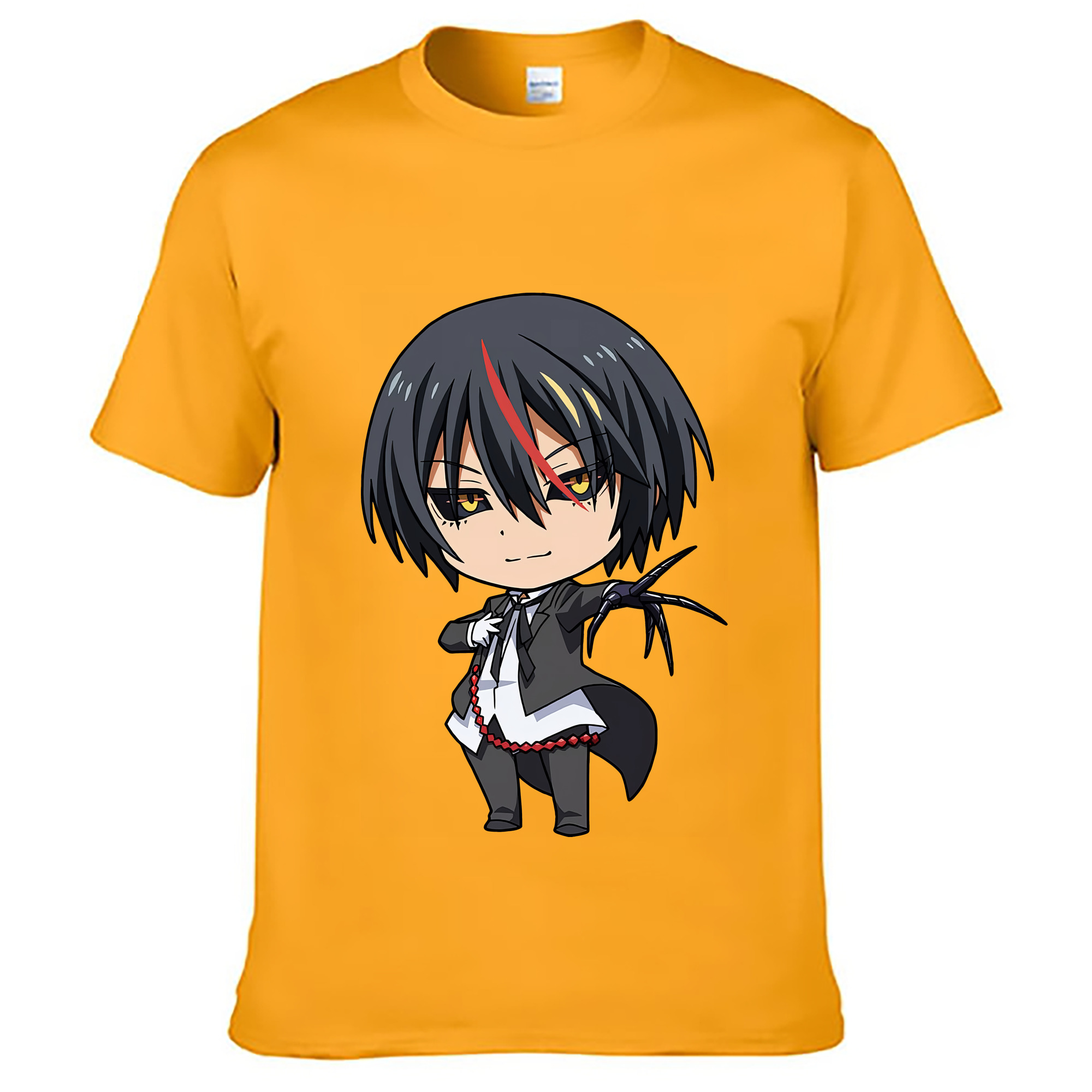 （画像用） 転スラ Regarding Reincarnated to Slime 綿100％ メンズ半袖Tシャツ｜肌触りやわらか＆通気性