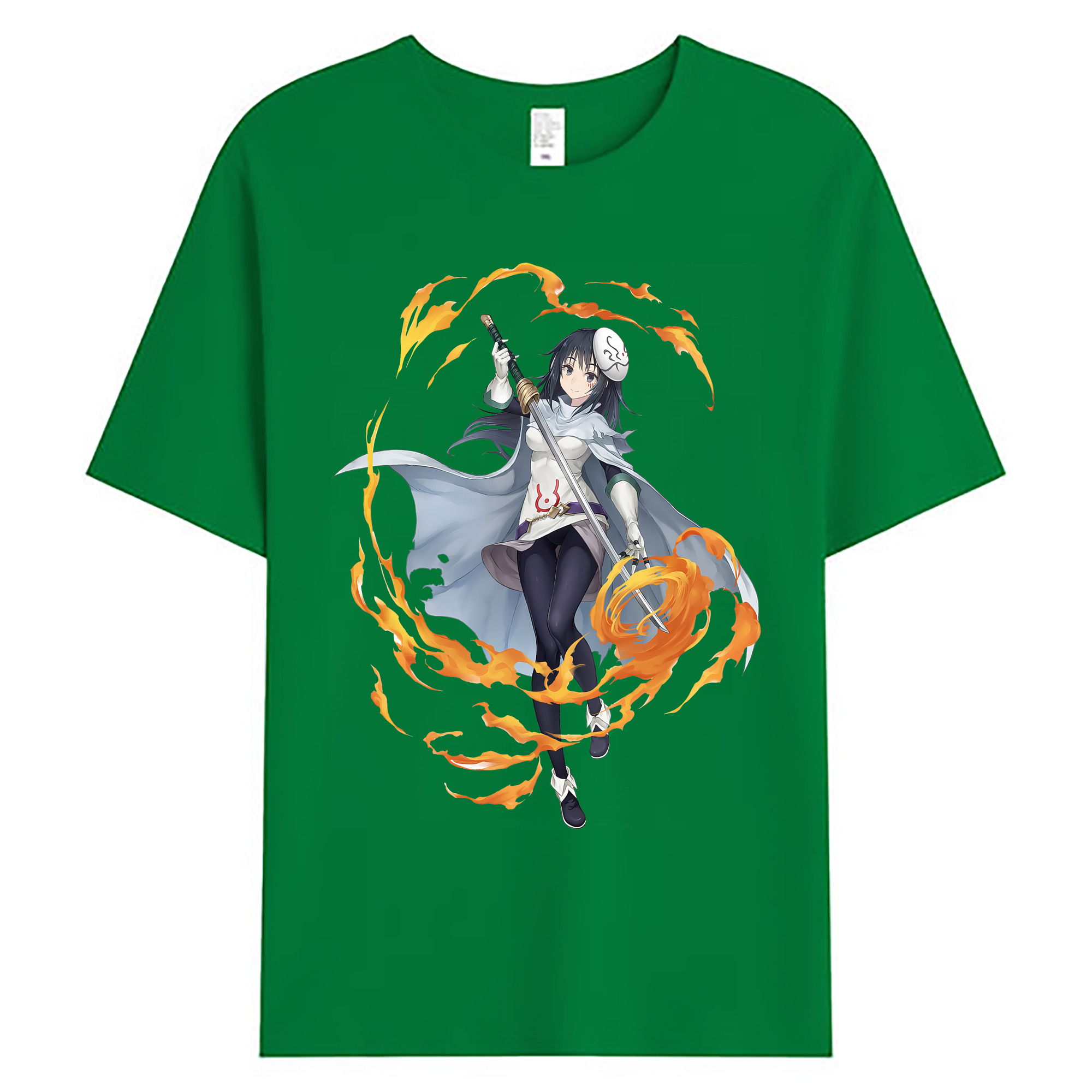 （画像用） 転スラ Regarding Reincarnated to Slime 綿100％ メンズ半袖Tシャツ｜肌触りやわらか＆通気性