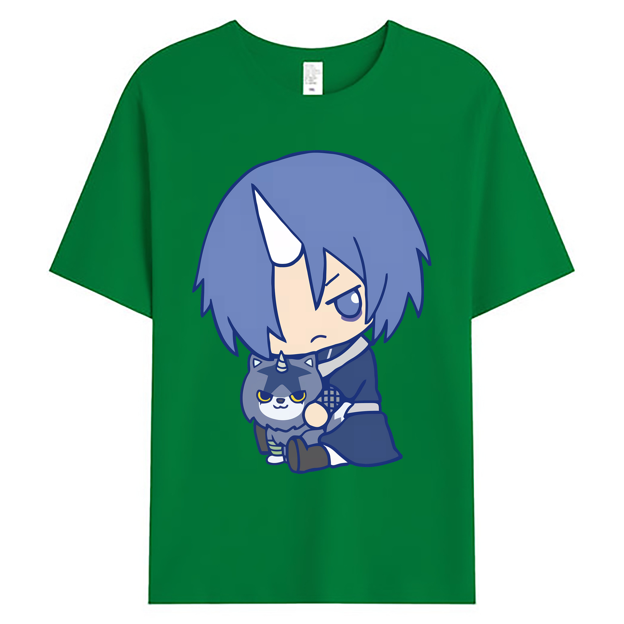 （画像用） 転スラ Regarding Reincarnated to Slime 綿100％ メンズ半袖Tシャツ｜肌触りやわらか＆通気性