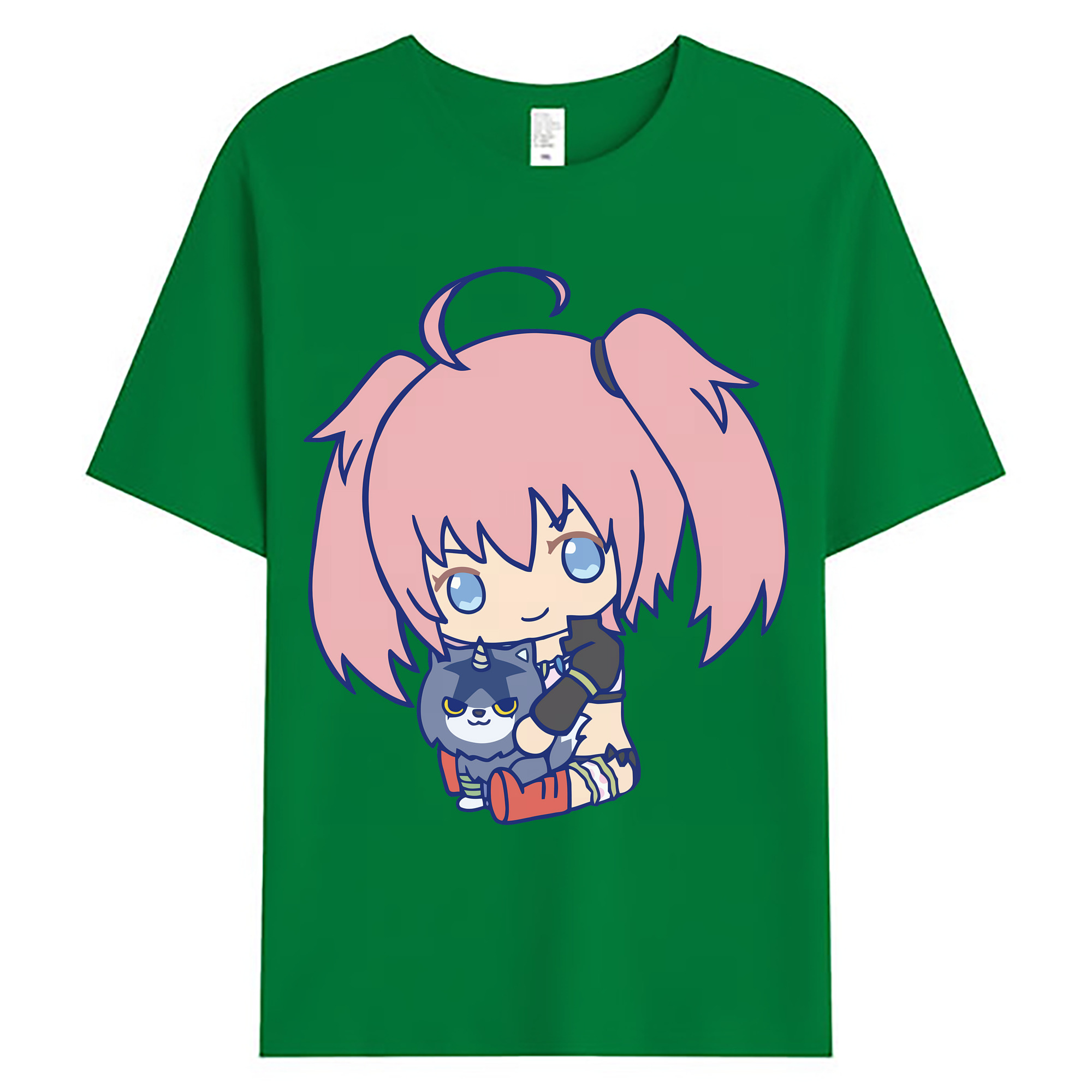 （画像用） 転スラ Regarding Reincarnated to Slime 綿100％ メンズ半袖Tシャツ｜肌触りやわらか＆通気性