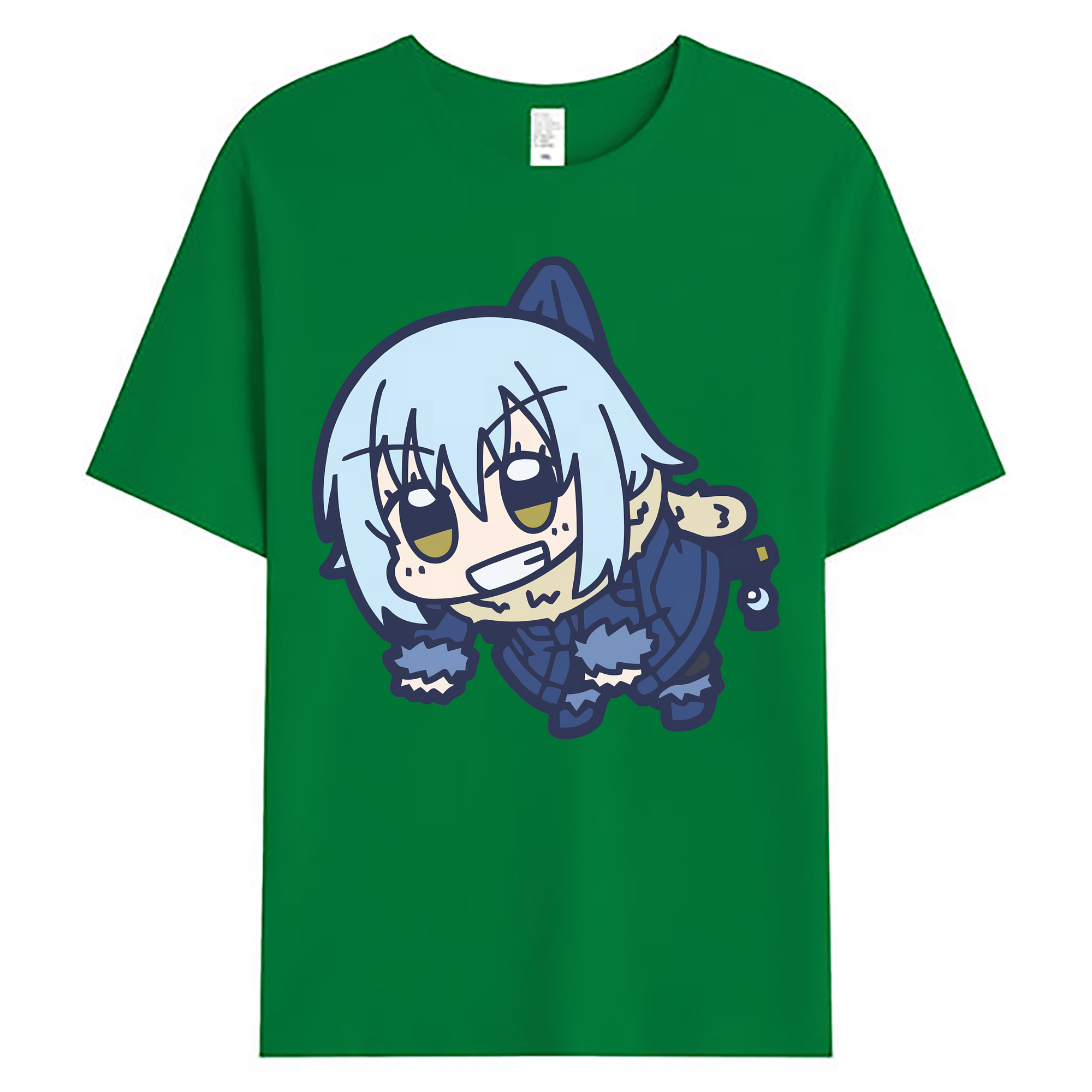 （画像用） 転スラ Regarding Reincarnated to Slime 綿100％ メンズ半袖Tシャツ｜肌触りやわらか＆通気性