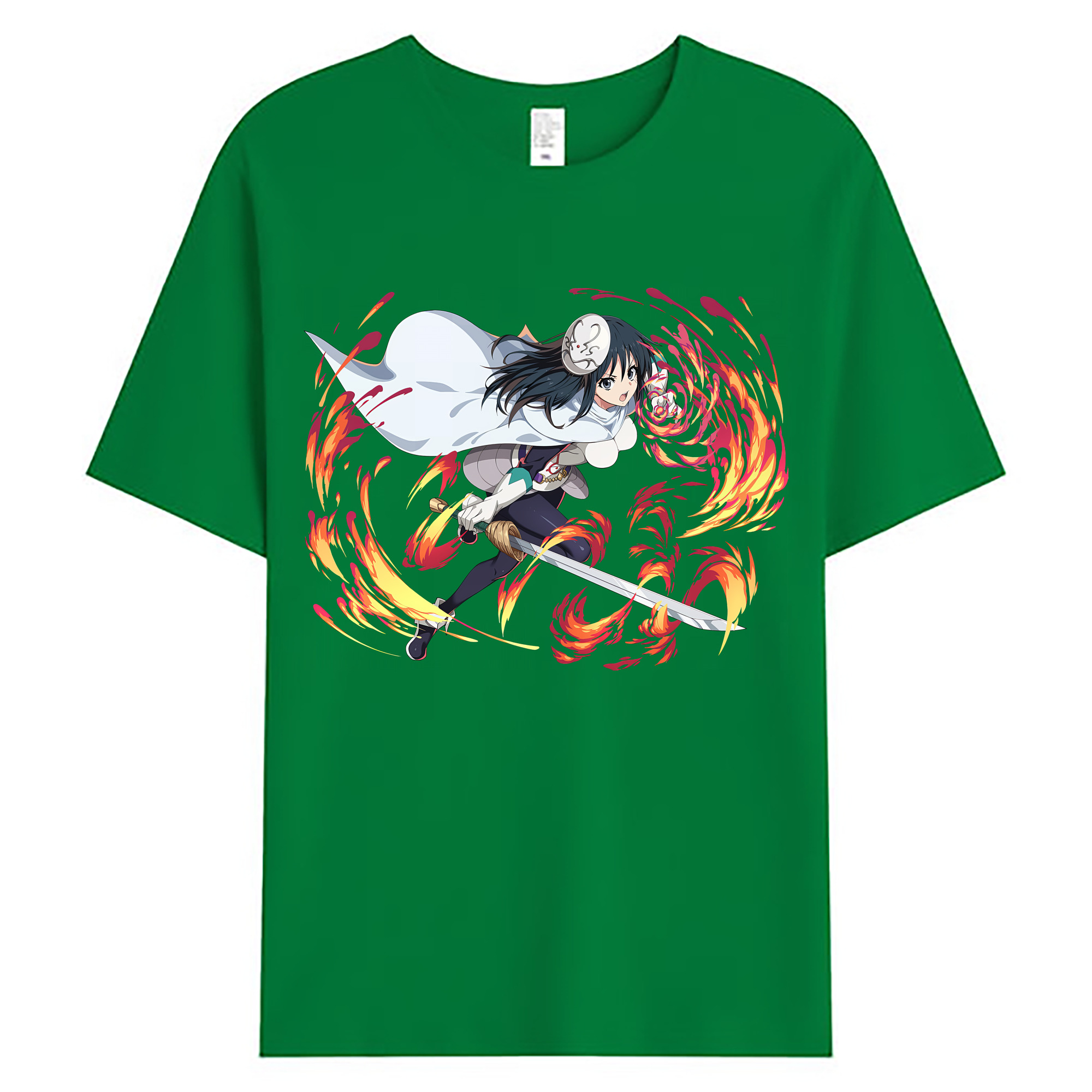 （画像用） 転スラ Regarding Reincarnated to Slime 綿100％ メンズ半袖Tシャツ｜肌触りやわらか＆通気性