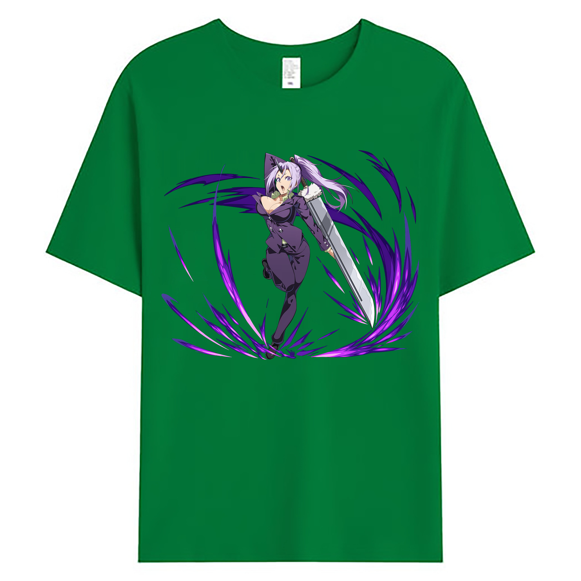 （画像用） 転スラ Regarding Reincarnated to Slime 綿100％ メンズ半袖Tシャツ｜肌触りやわらか＆通気性