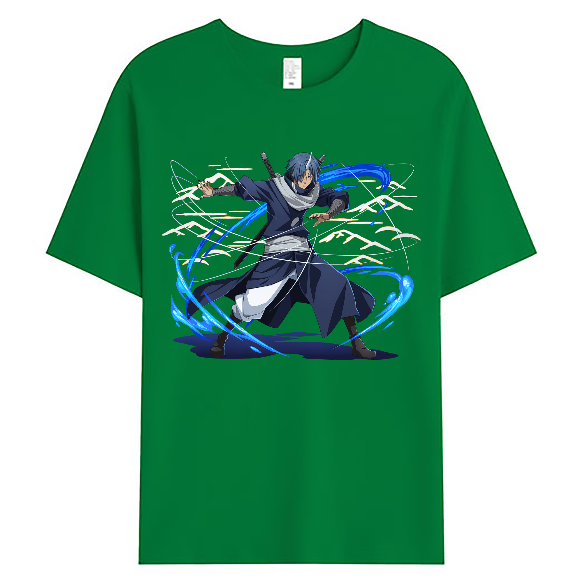 （画像用） 転スラ Regarding Reincarnated to Slime 綿100％ メンズ半袖Tシャツ｜肌触りやわらか＆通気性