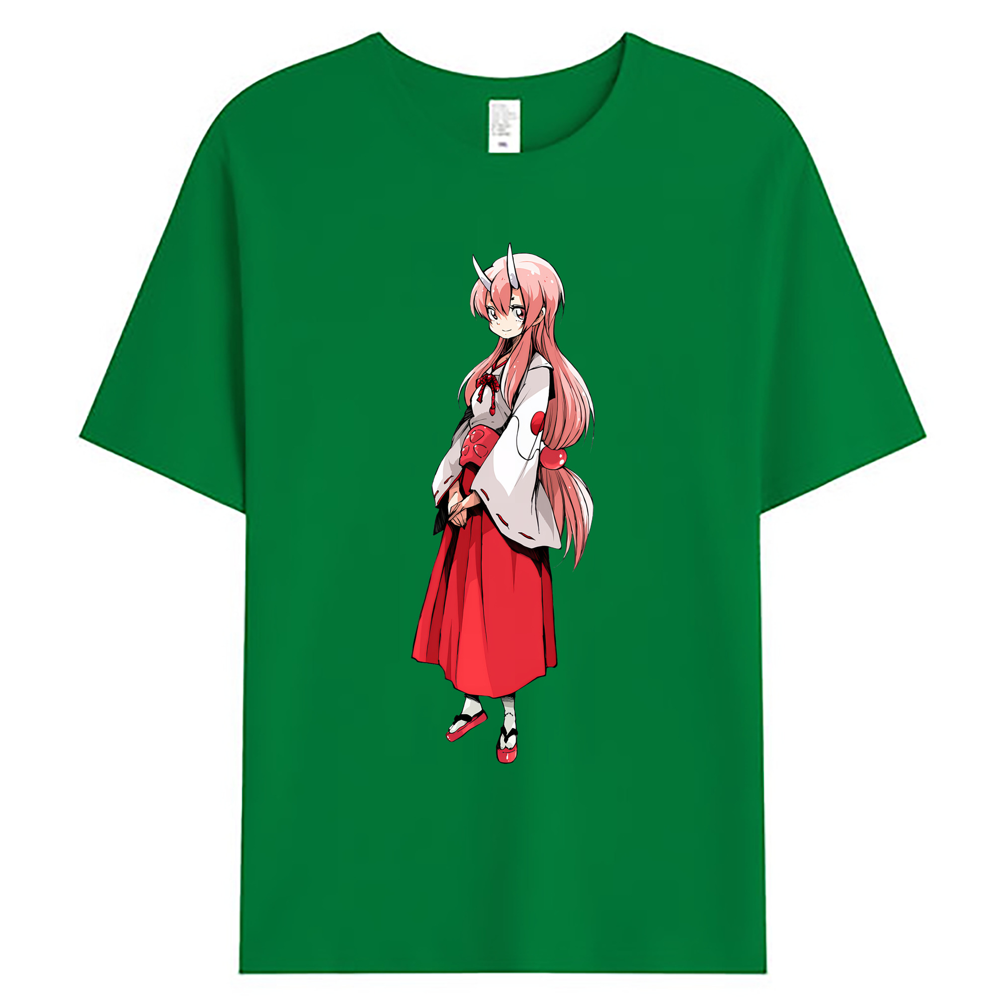 （画像用） 転スラ Regarding Reincarnated to Slime 綿100％ メンズ半袖Tシャツ｜肌触りやわらか＆通気性