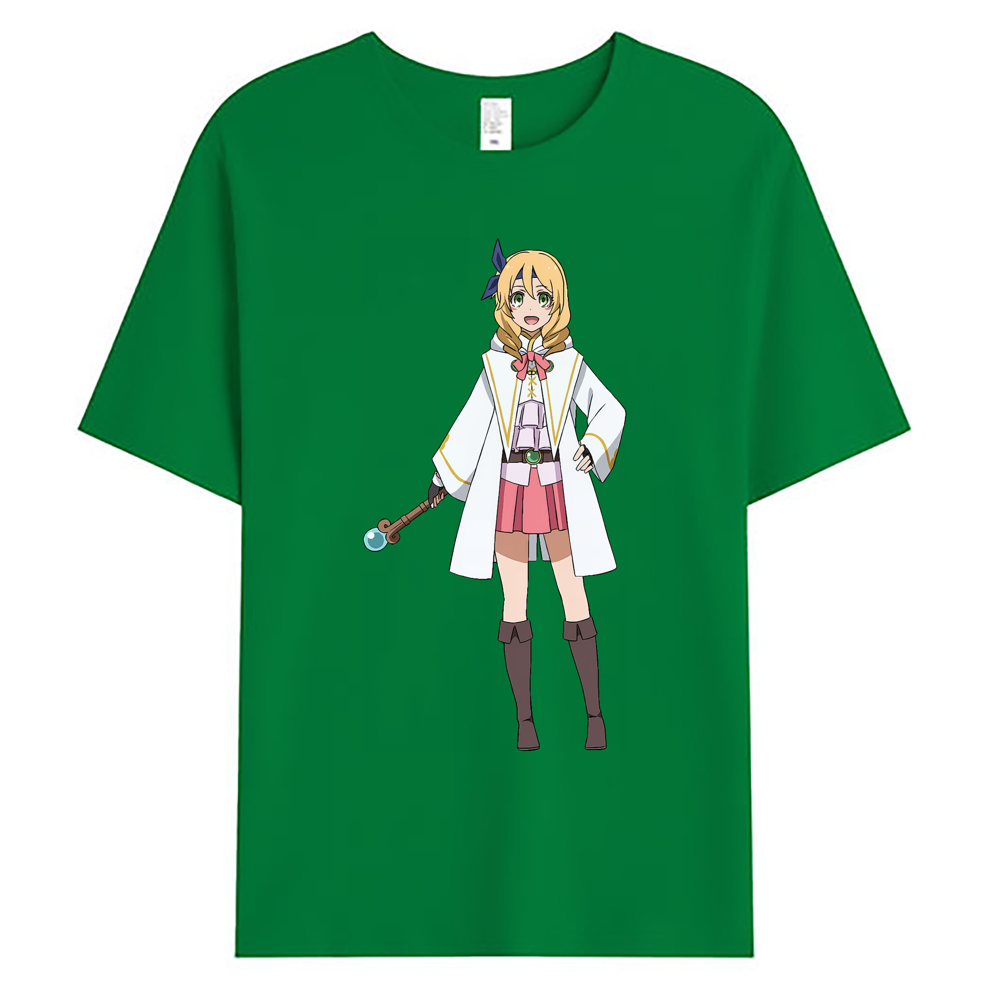 （画像用） 転スラ Regarding Reincarnated to Slime 綿100％ メンズ半袖Tシャツ｜肌触りやわらか＆通気性