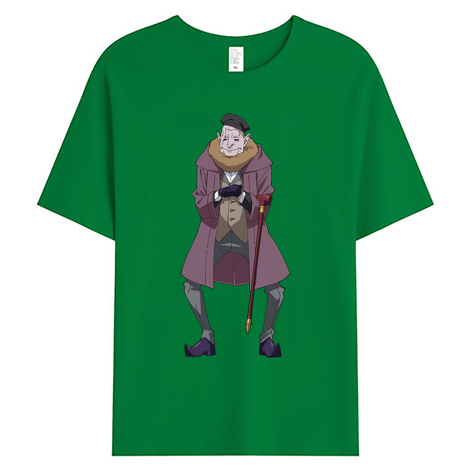 （画像用） 転スラ Regarding Reincarnated to Slime 綿100％ メンズ半袖Tシャツ｜肌触りやわらか＆通気性