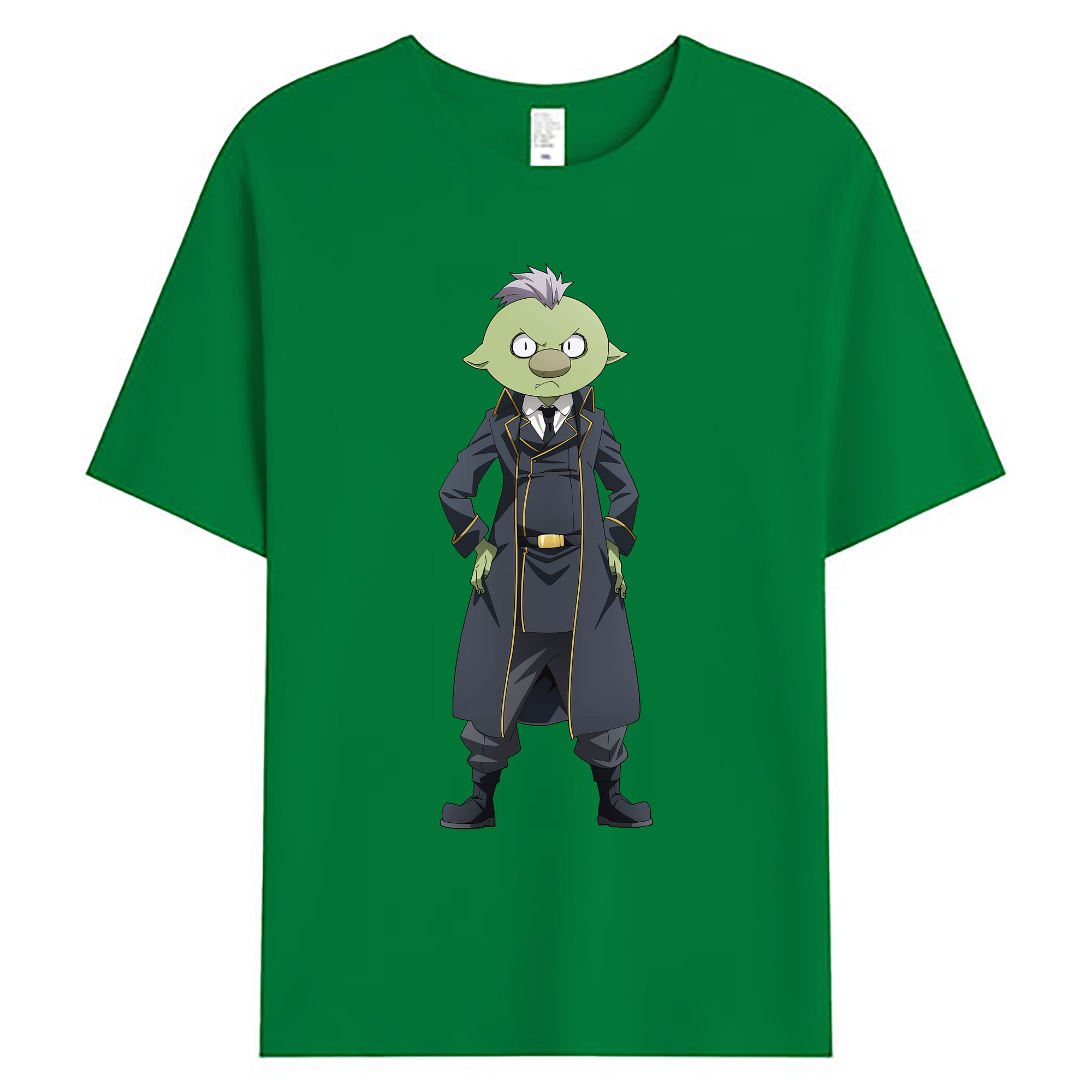 （画像用） 転スラ Regarding Reincarnated to Slime 綿100％ メンズ半袖Tシャツ｜肌触りやわらか＆通気性