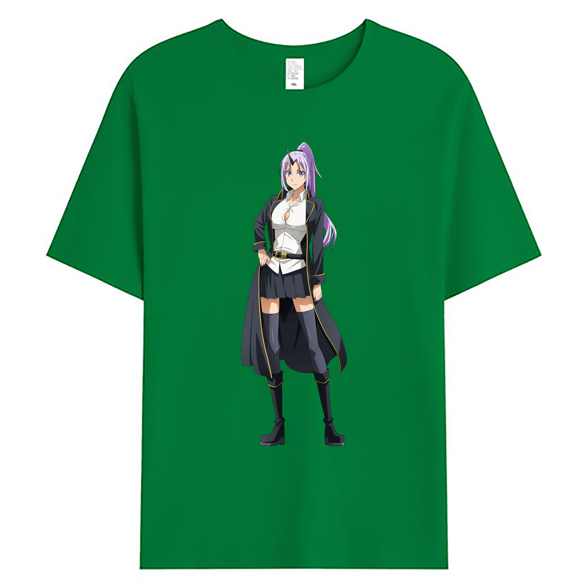 （画像用） 転スラ Regarding Reincarnated to Slime 綿100％ メンズ半袖Tシャツ｜肌触りやわらか＆通気性