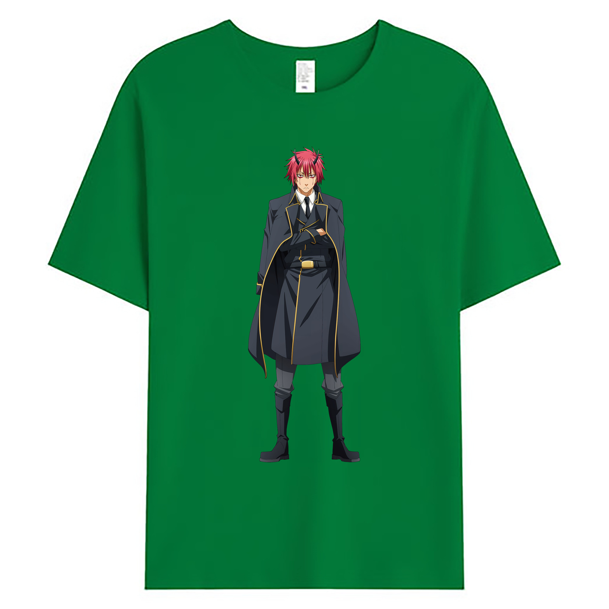 （画像用） 転スラ Regarding Reincarnated to Slime 綿100％ メンズ半袖Tシャツ｜肌触りやわらか＆通気性