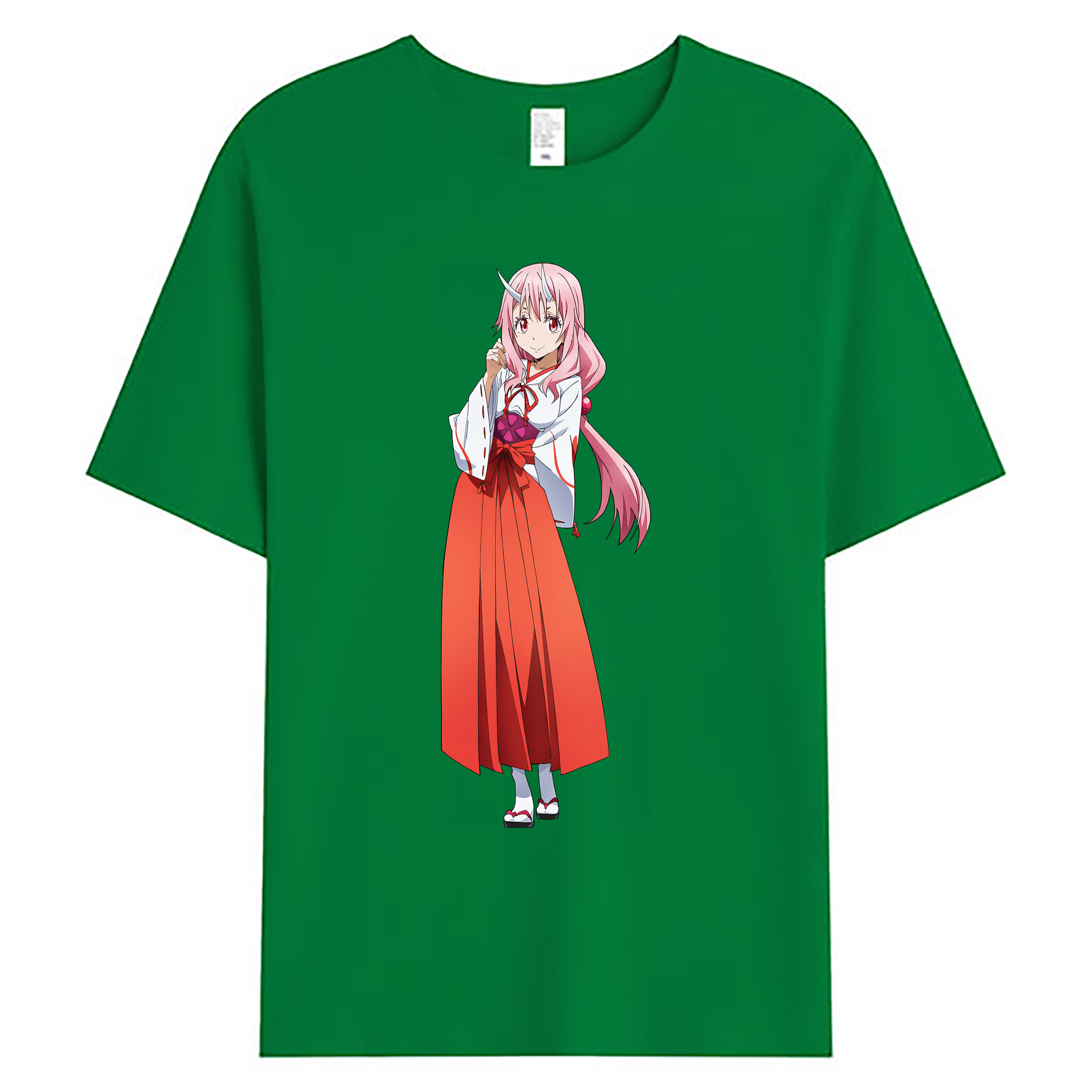 （画像用） 転スラ Regarding Reincarnated to Slime 綿100％ メンズ半袖Tシャツ｜肌触りやわらか＆通気性