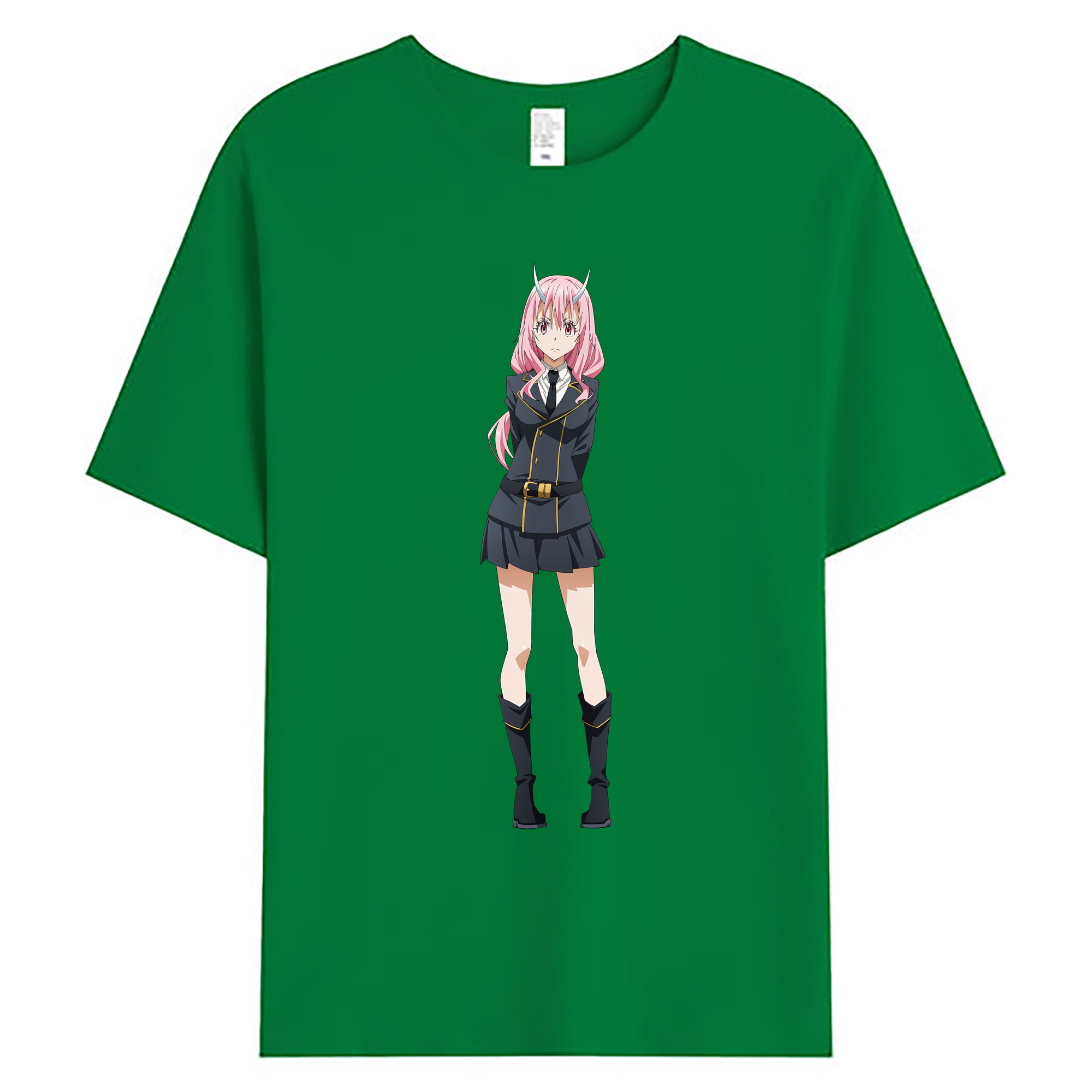 （画像用） 転スラ Regarding Reincarnated to Slime 綿100％ メンズ半袖Tシャツ｜肌触りやわらか＆通気性