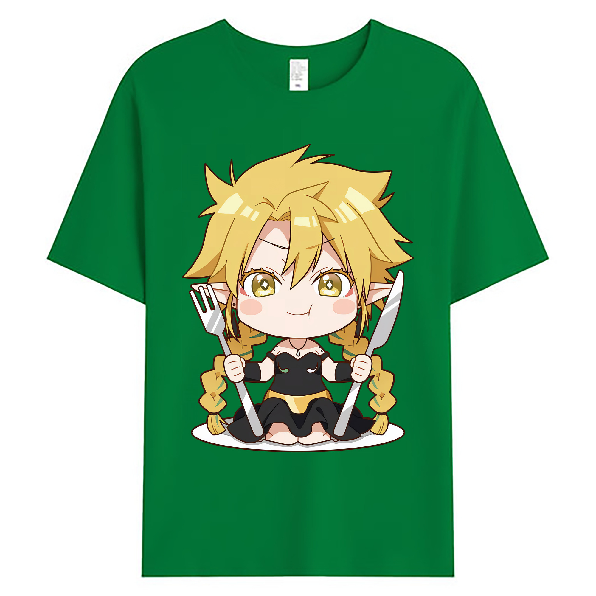（画像用） 転スラ Regarding Reincarnated to Slime 綿100％ メンズ半袖Tシャツ｜肌触りやわらか＆通気性