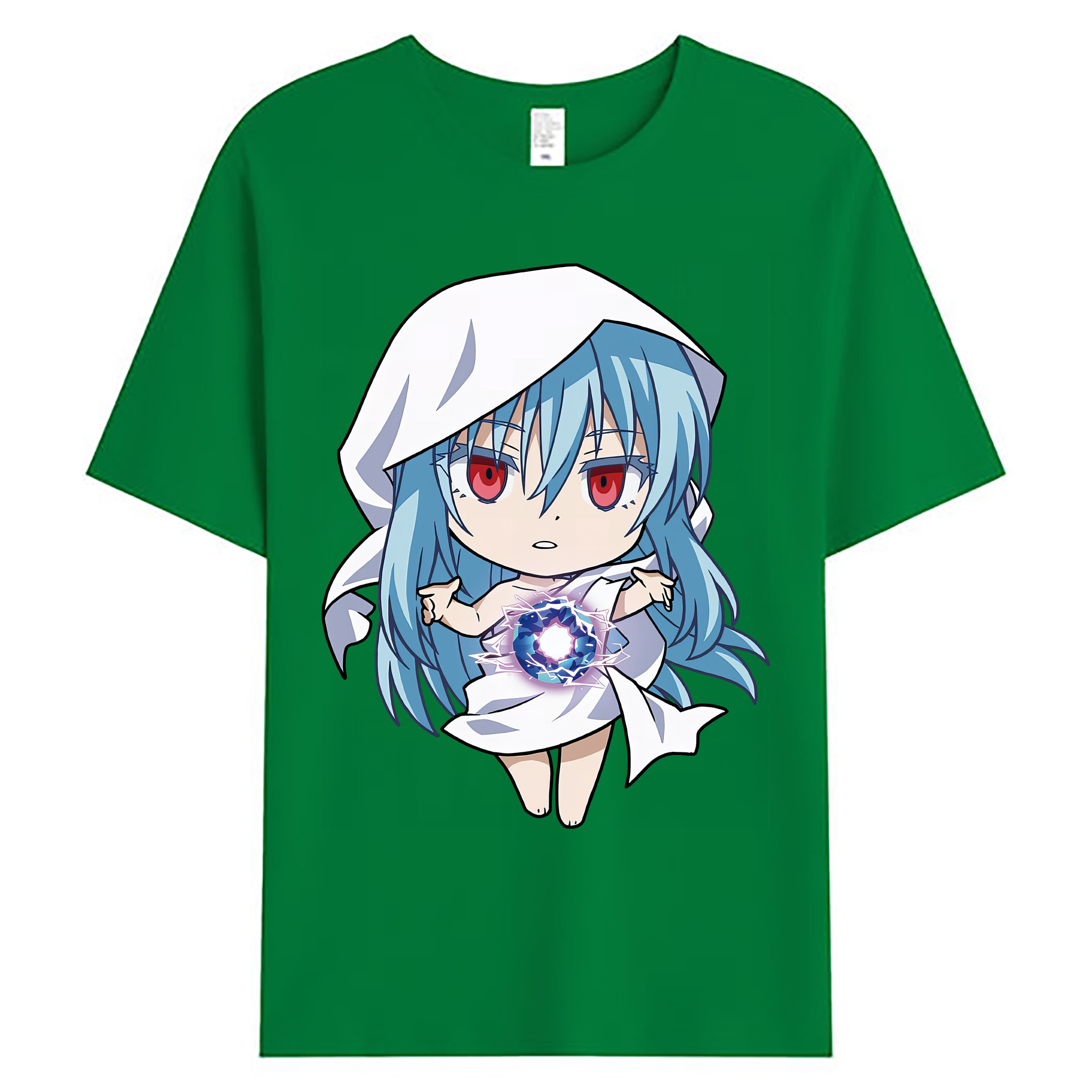 （画像用） 転スラ Regarding Reincarnated to Slime 綿100％ メンズ半袖Tシャツ｜肌触りやわらか＆通気性